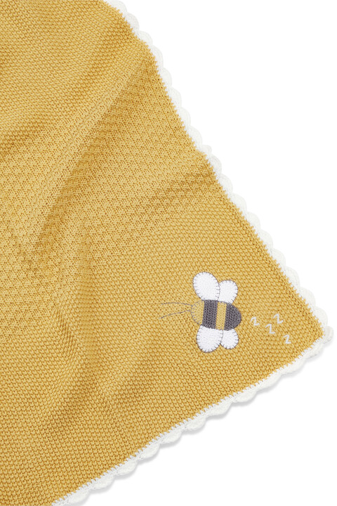 Knitted Blanket(70x90cm) - Bee Happy image number 3