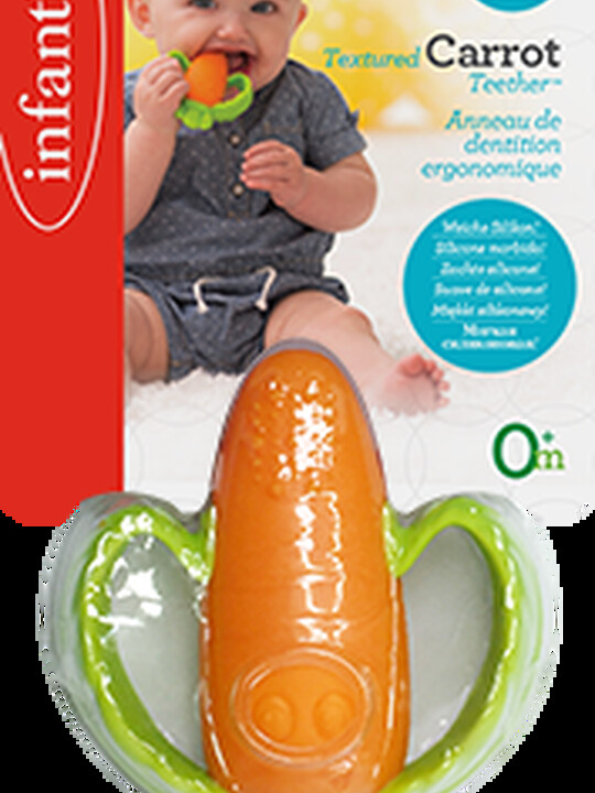 Infantino -Good Bites Textured Carrot Teether image number 2