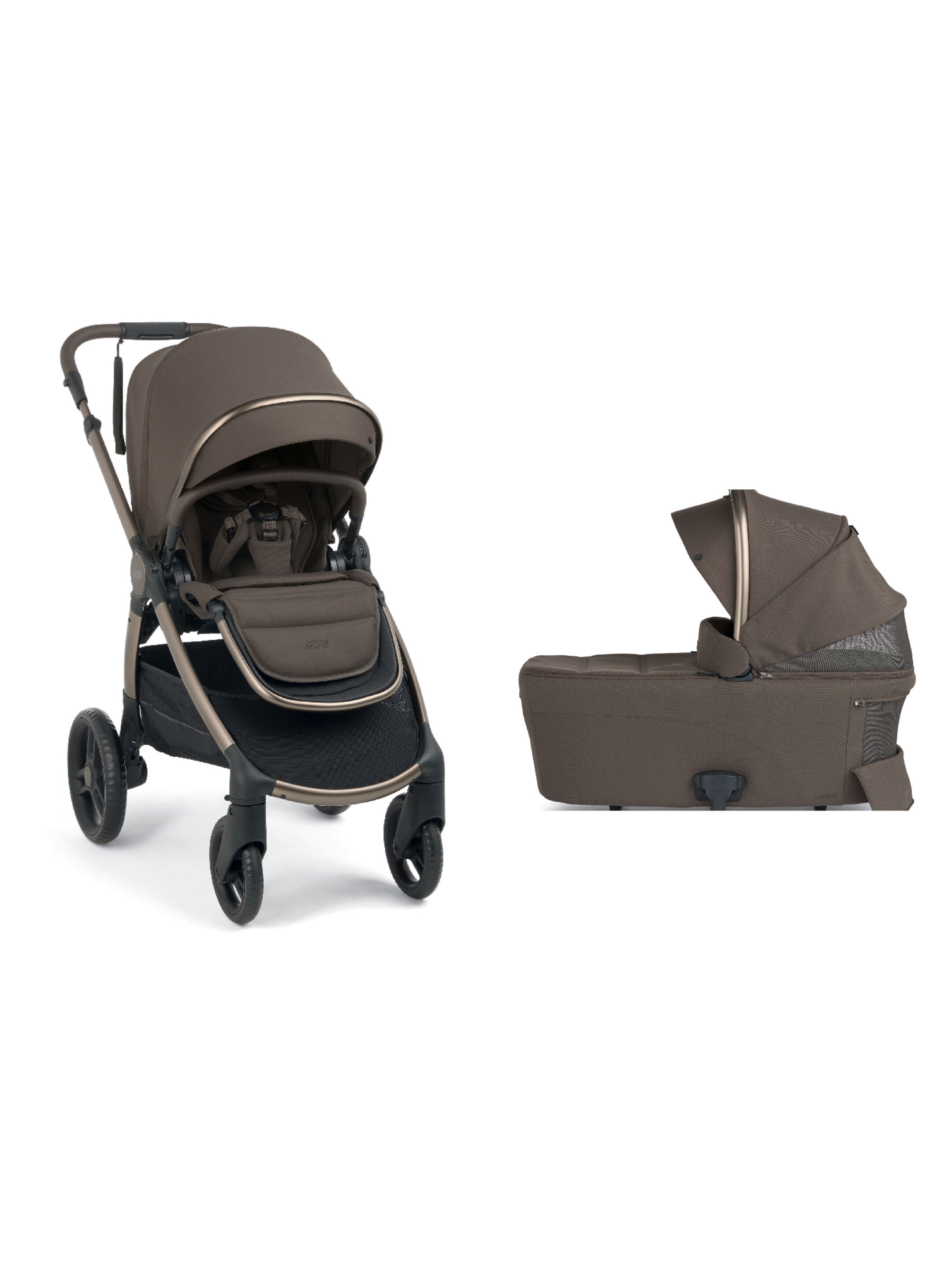 Ocarro 2 Pushchair Bundle with Carrycot - Crema image number 1