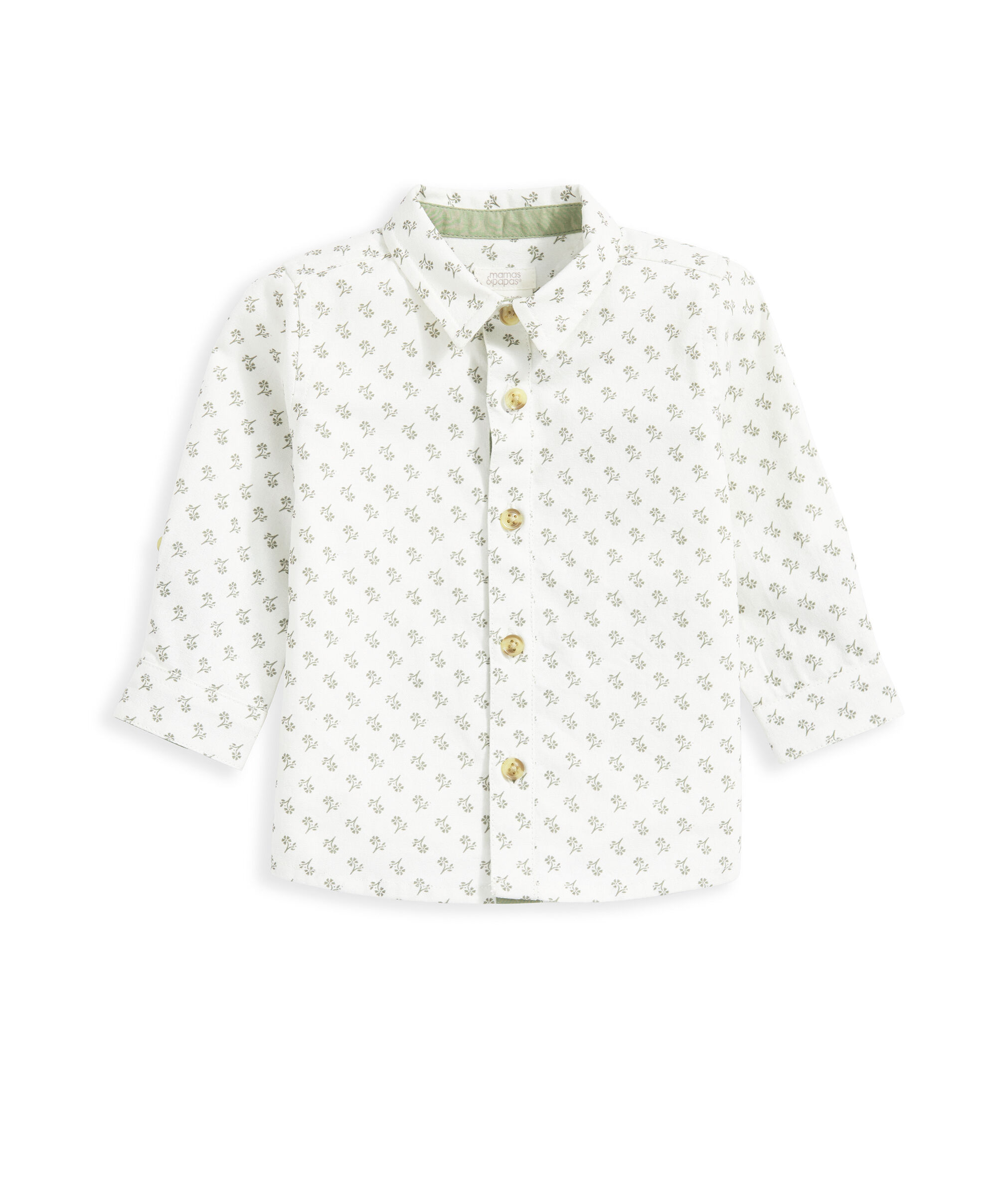 Block Print Shirt - Green image number 2