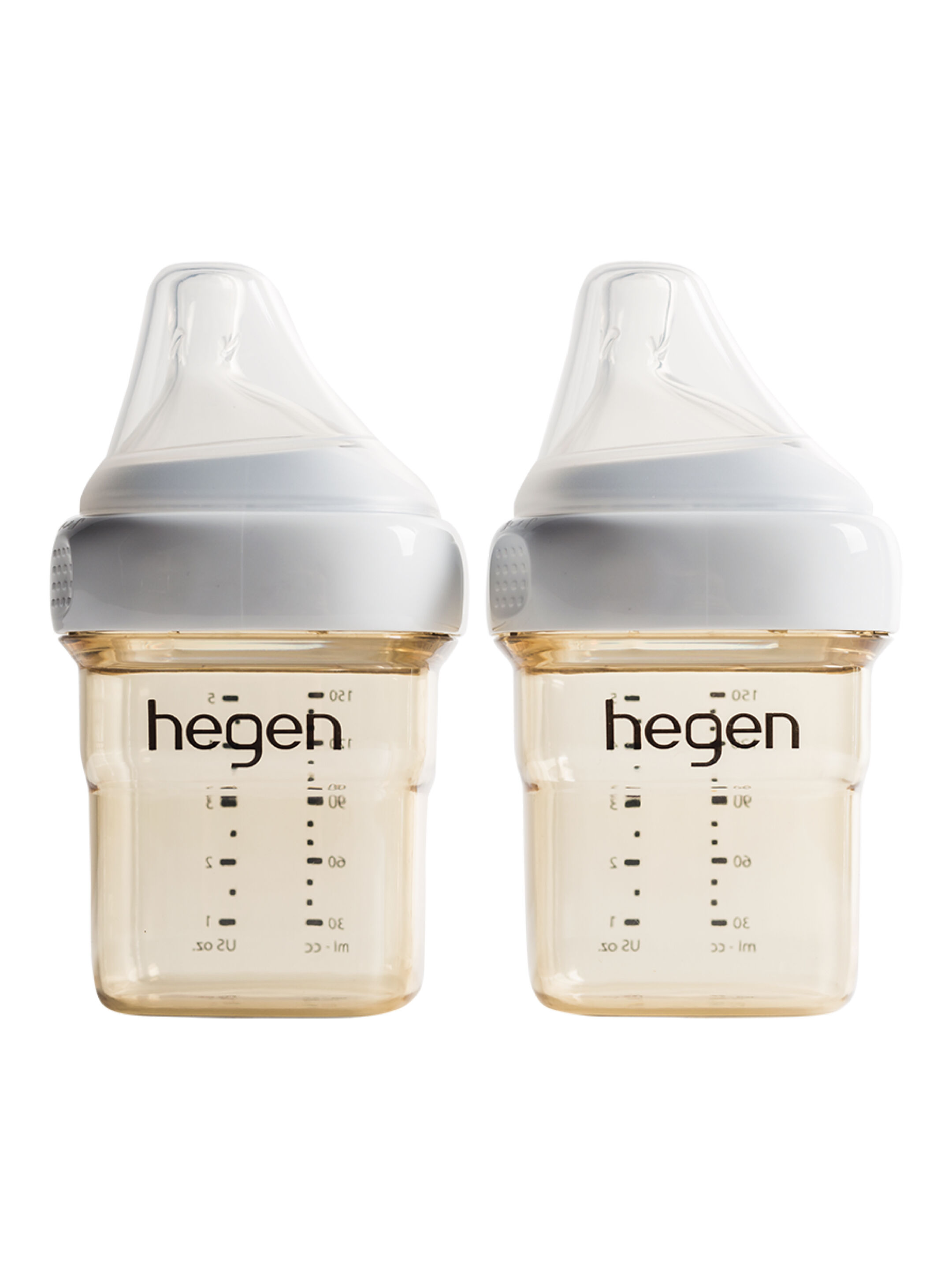 Hegen PCTO&trade; 150ml Feeding Bottle - 2-Pack with 2x Slow Flow Teat (1 to 3 months) image number 1
