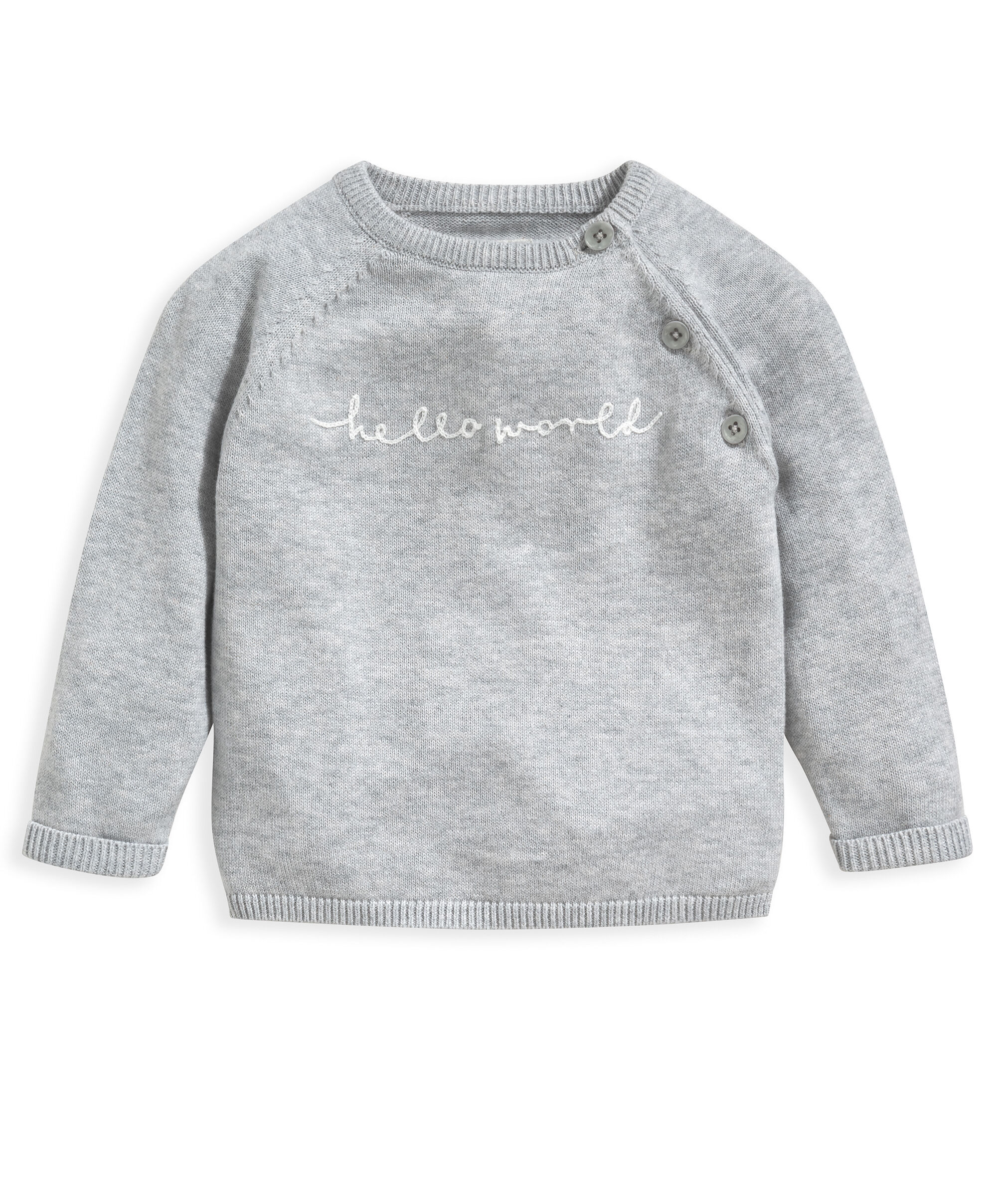 Hello World Knit Top & Trousers - Set Of 2 image number 5