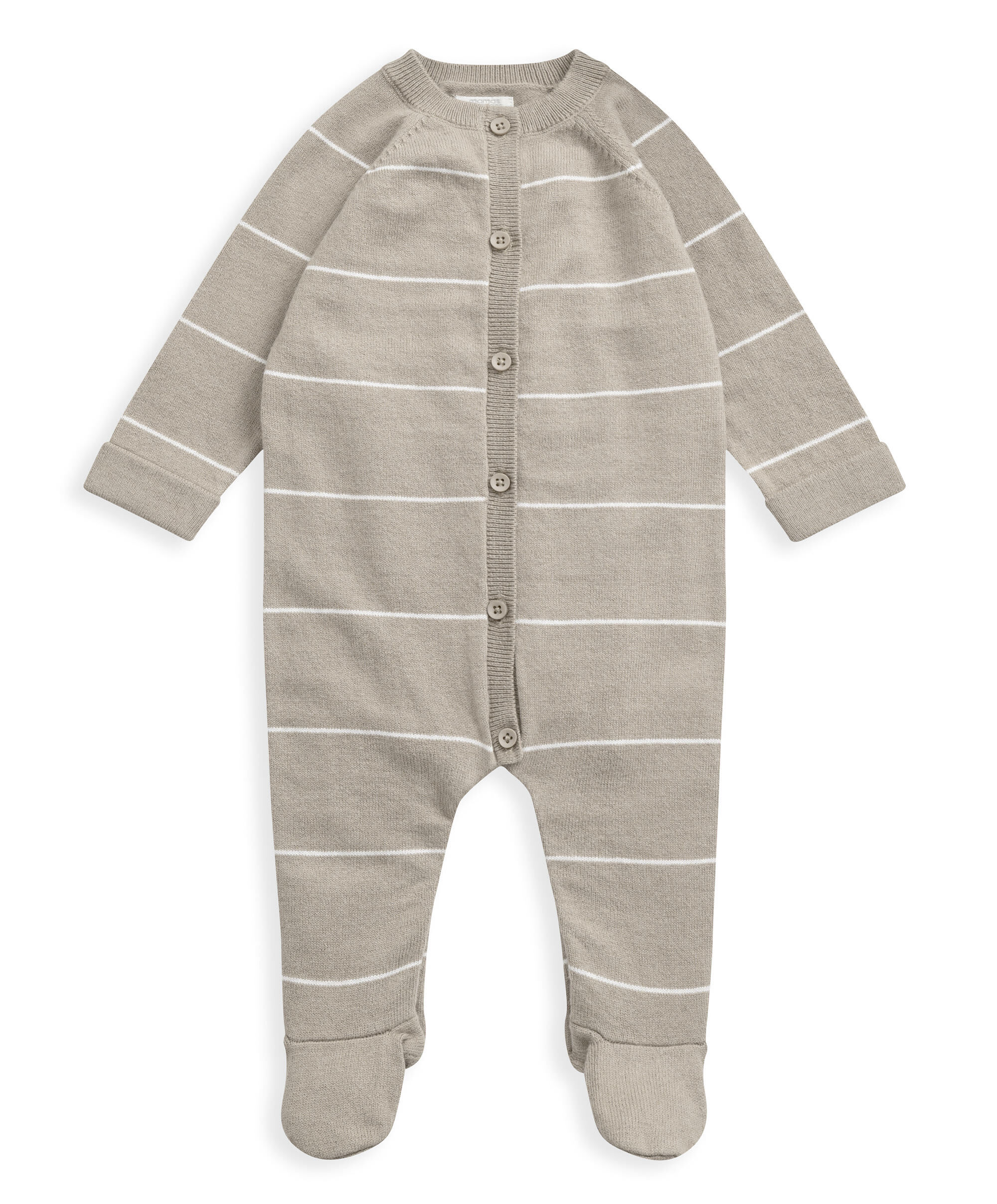 Stripe Knit Wrap Over All In One image number 2