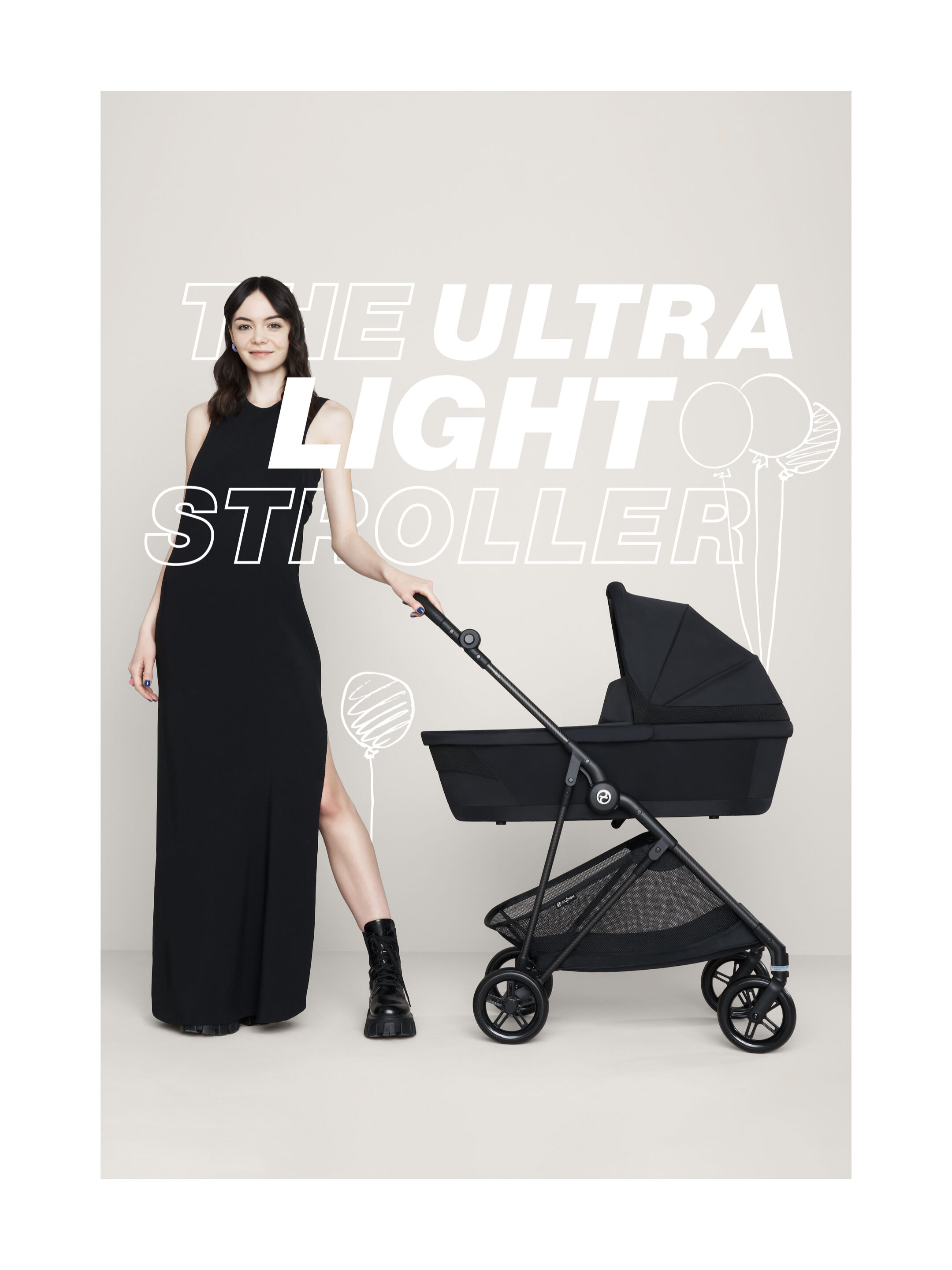 Cybex Melio Cot - Moon Black image number 6