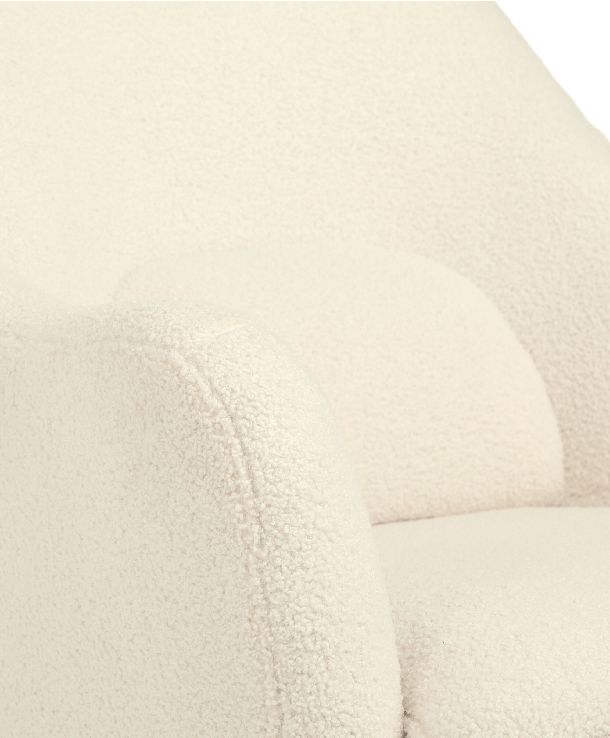 Penrose Nursing Chair & Stool - Off White Boucle image number 7