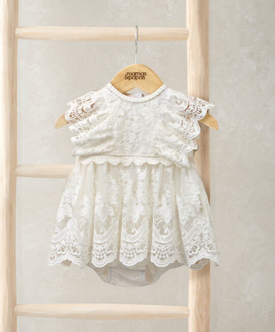 Buy Lace Frill Shortie Romper All-in-one's Rompers Mamas