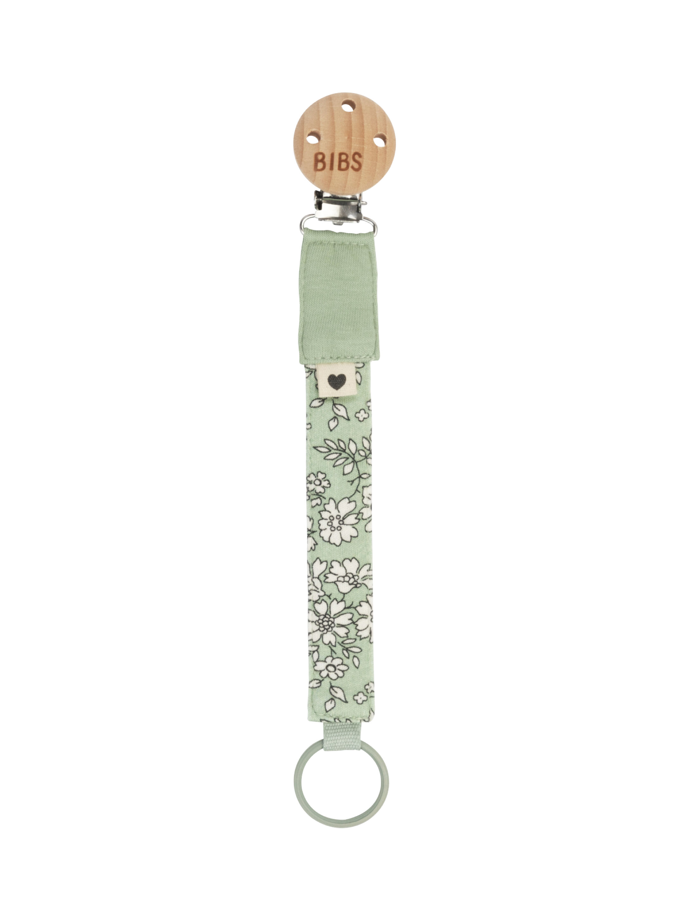 BIBS x Liberty Pacifier Clip Capel Sage image number 1