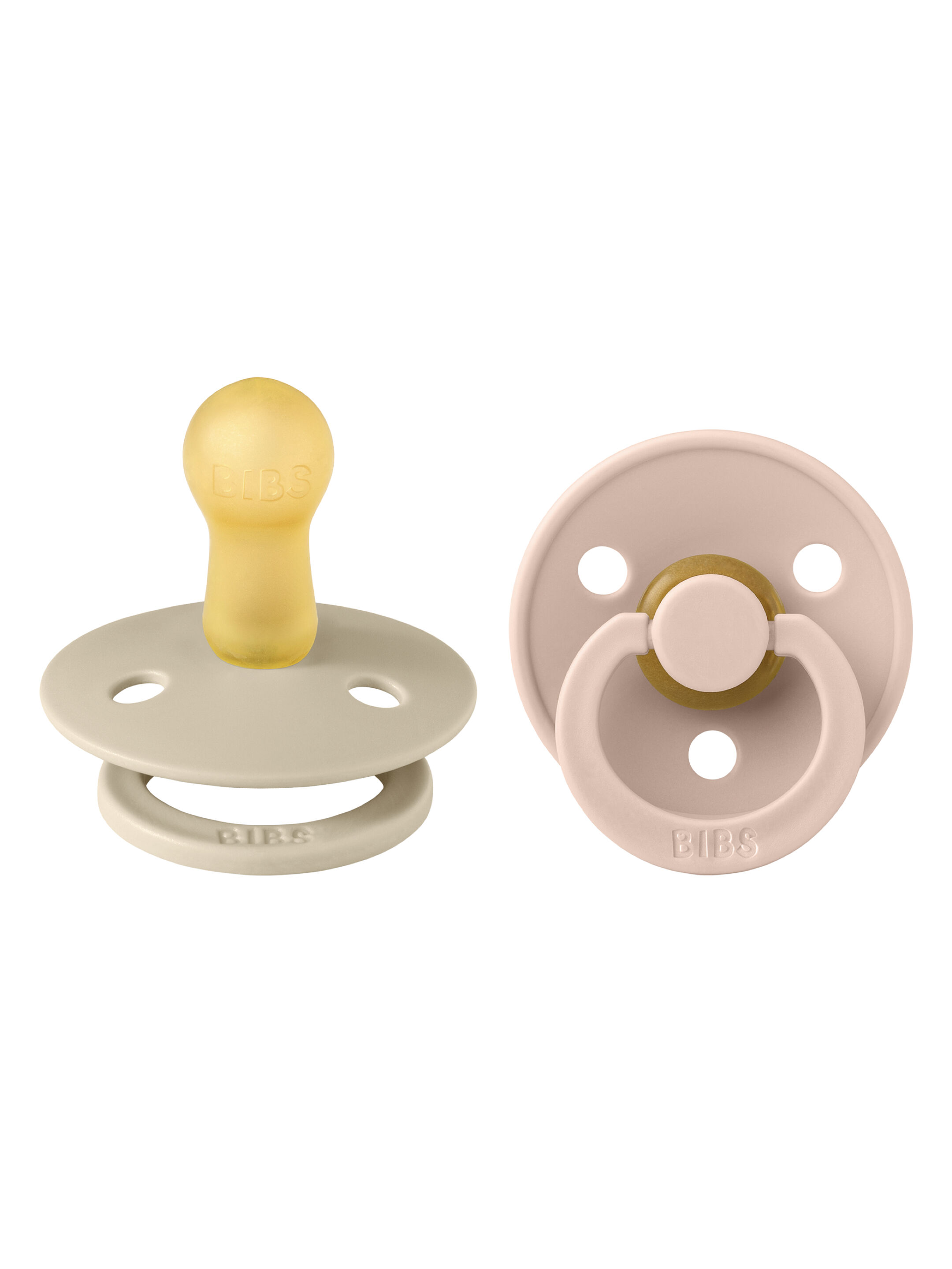 Bibs Colour 2 Pack S1 - Vanilla/Blush (0+ months) image number 1