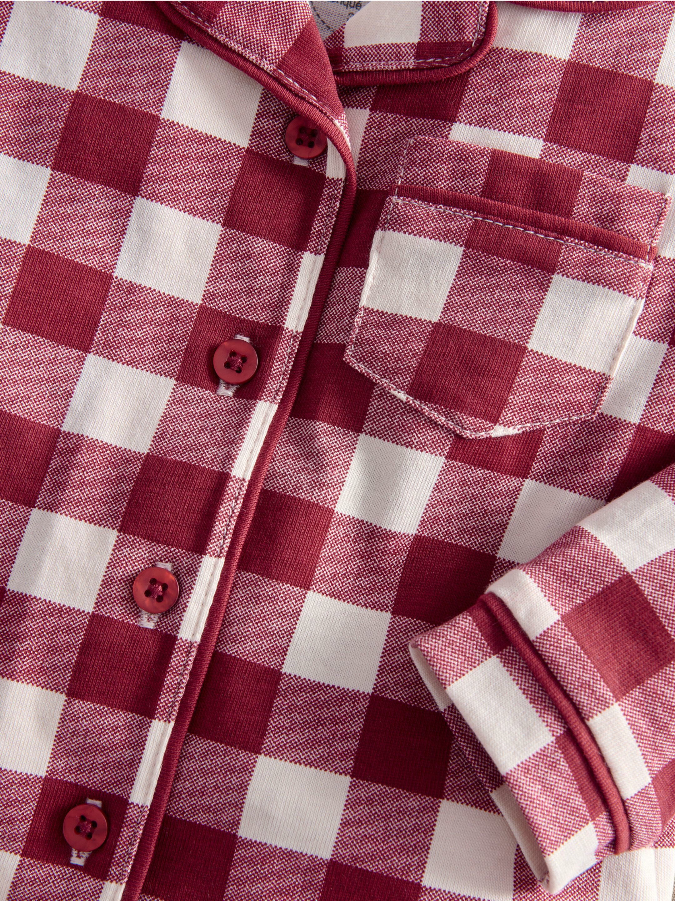 Large Gingham Check Pyjamas image number 3
