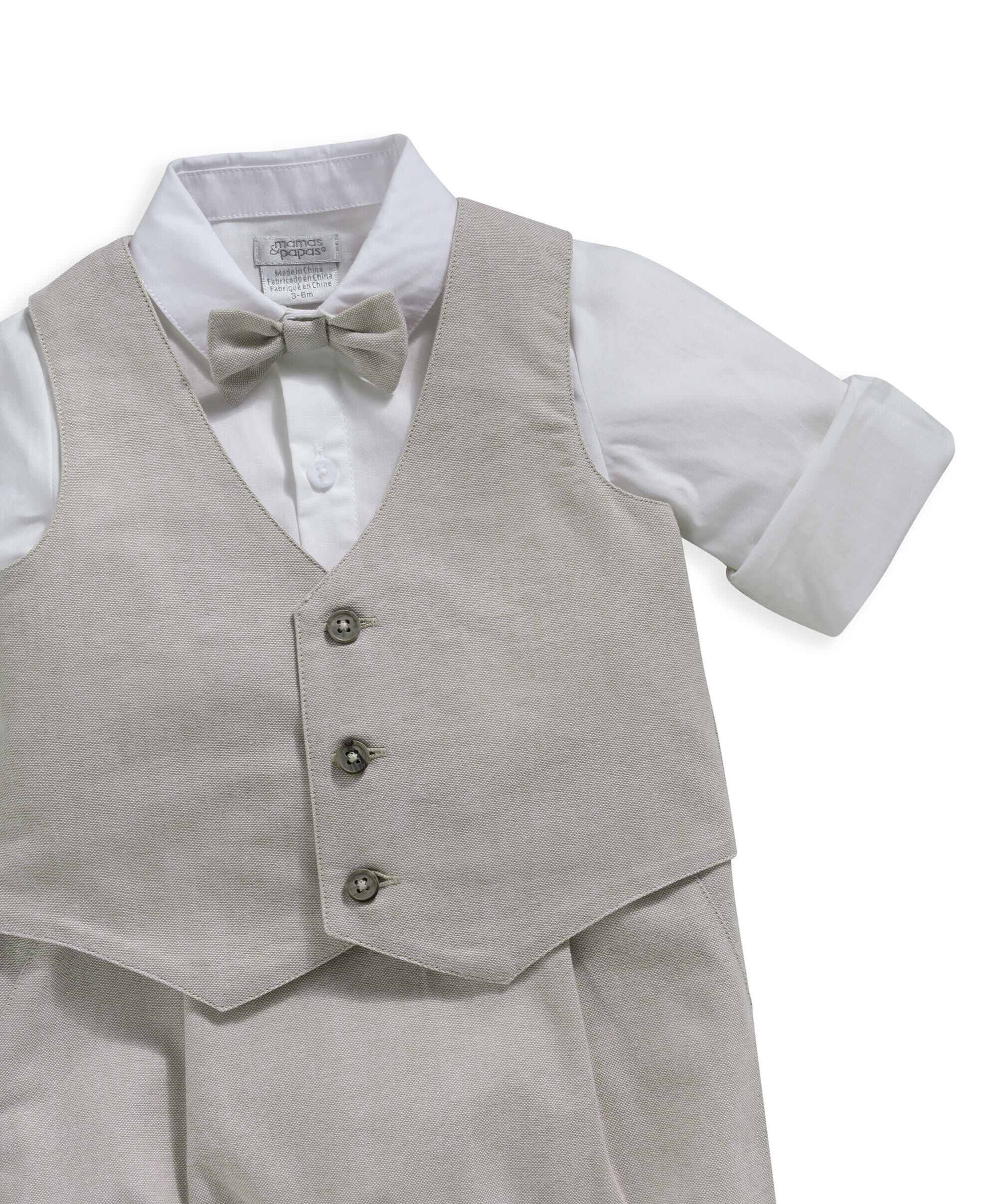 Stone Waistcoat Mock Romper image number 2
