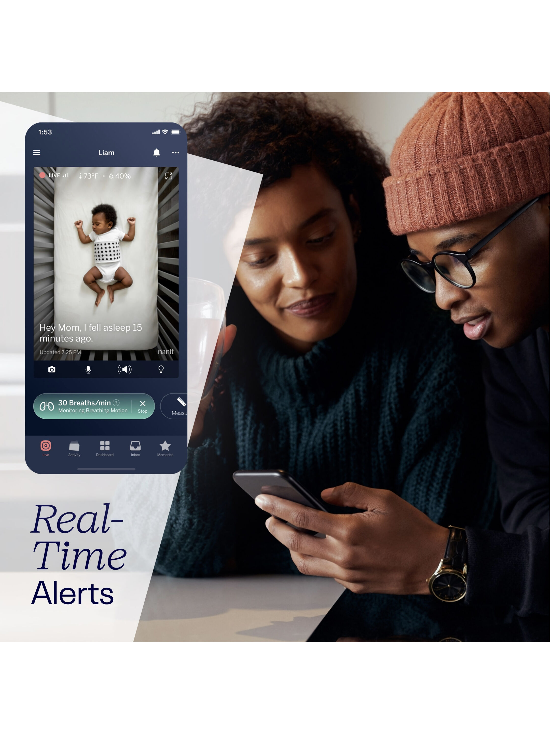 Nanit Breathing Band - 0-3 months image number 3