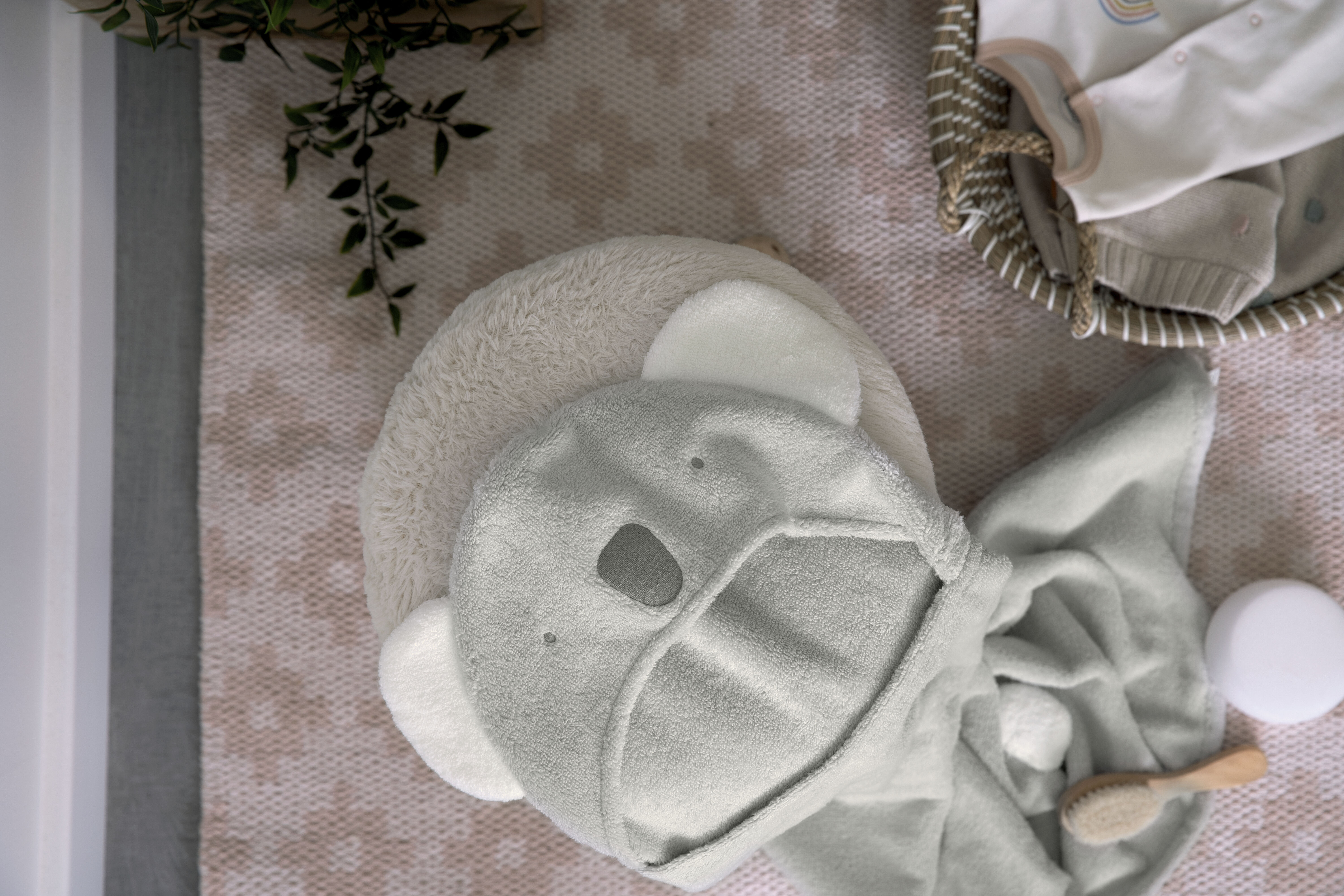 Hooded Baby Towel - Koala image number 3
