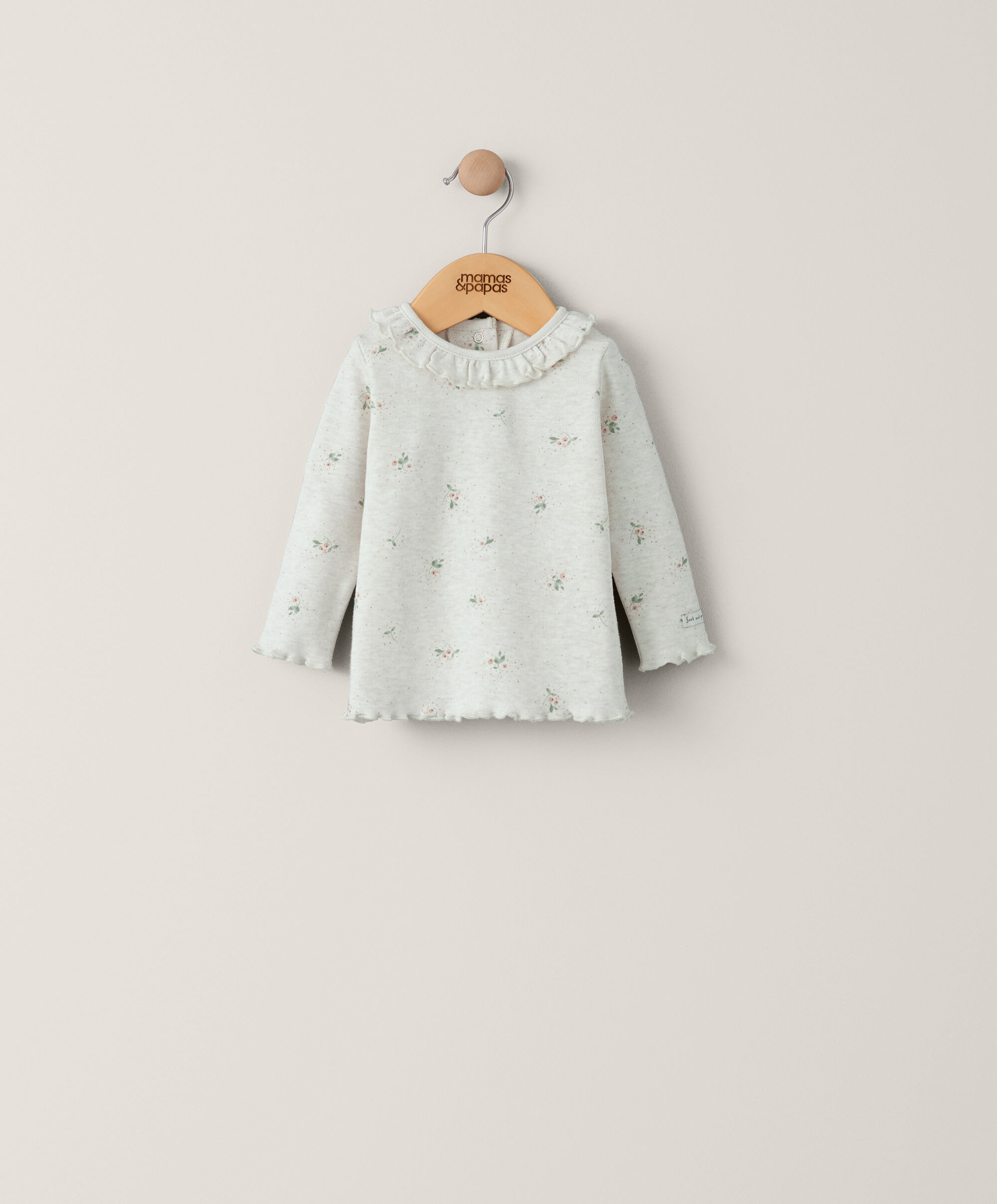 Ditsy Print Long Sleeve T-Shirt image number 1