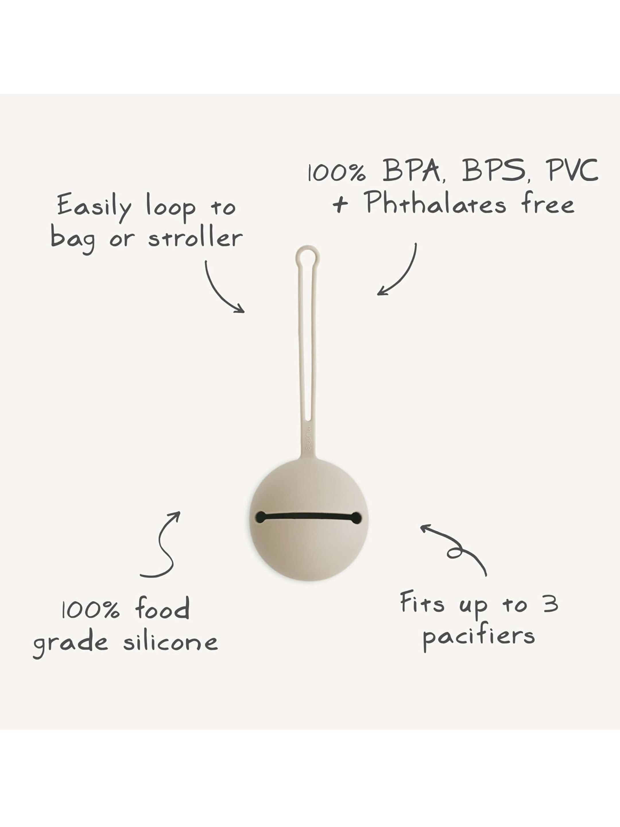 Mushie Pacifier Case Powder Blue image number 8