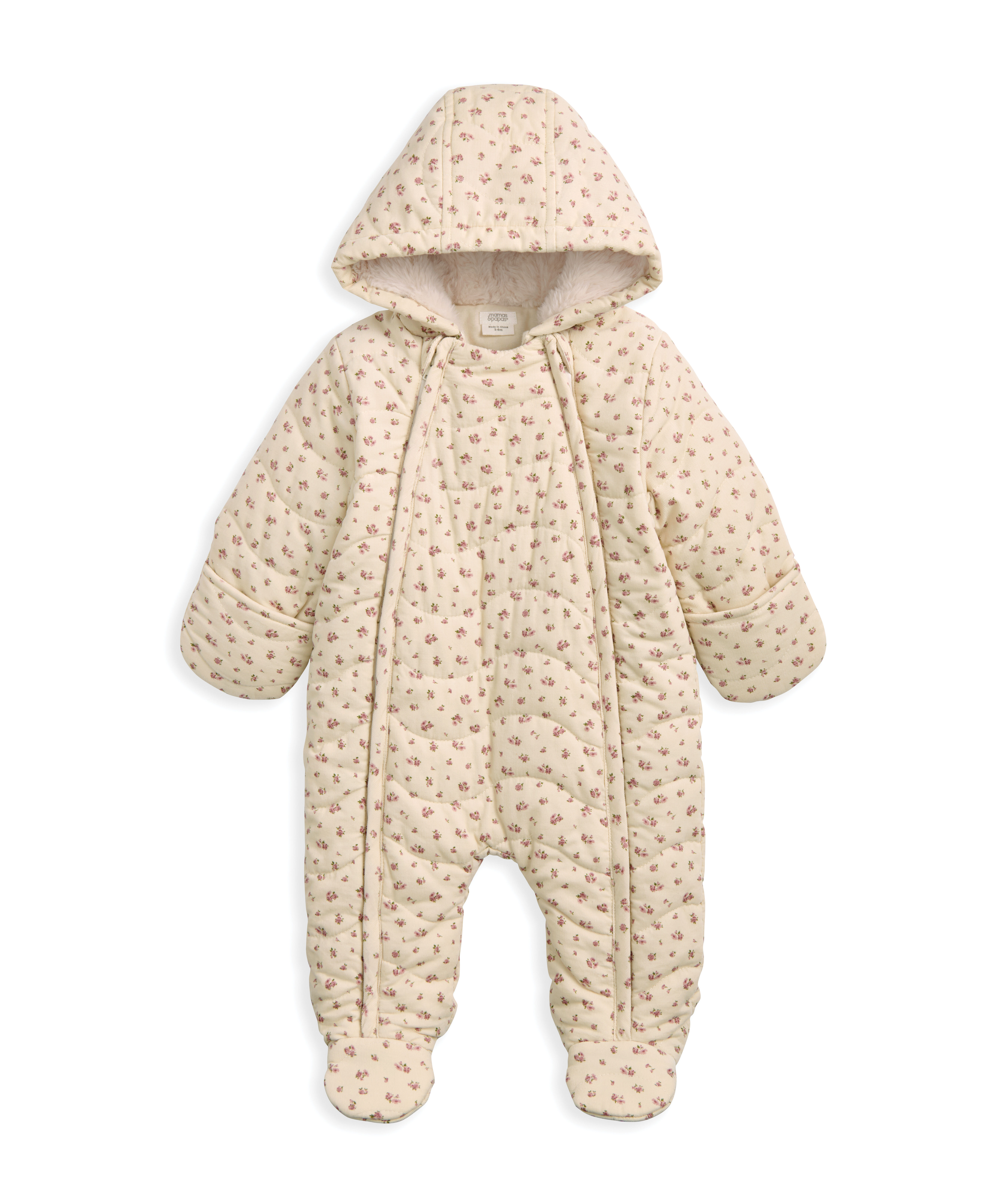 Floral Quilt Pramsuit image number 2