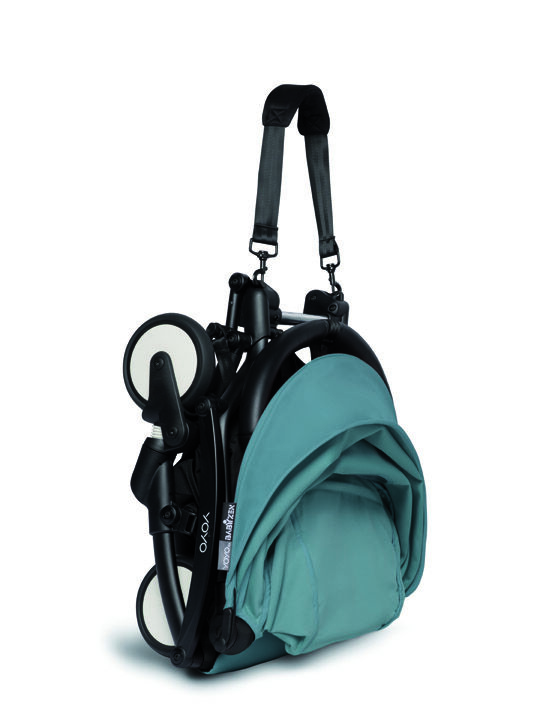 YOYO2 Stroller Black Frame with Aqua 6+ Color Pack image number 3