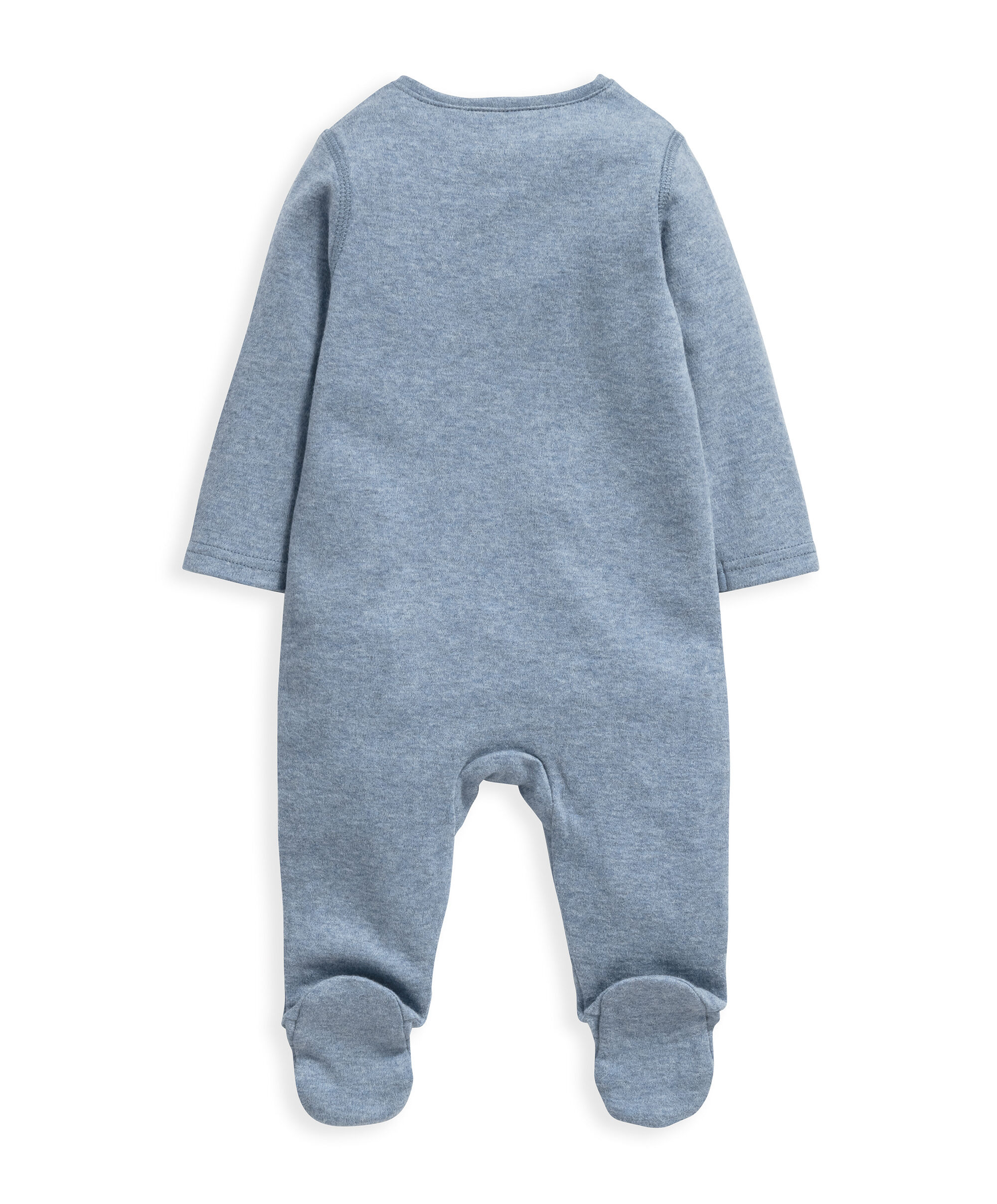 Blue Marl Zip All In One image number 2