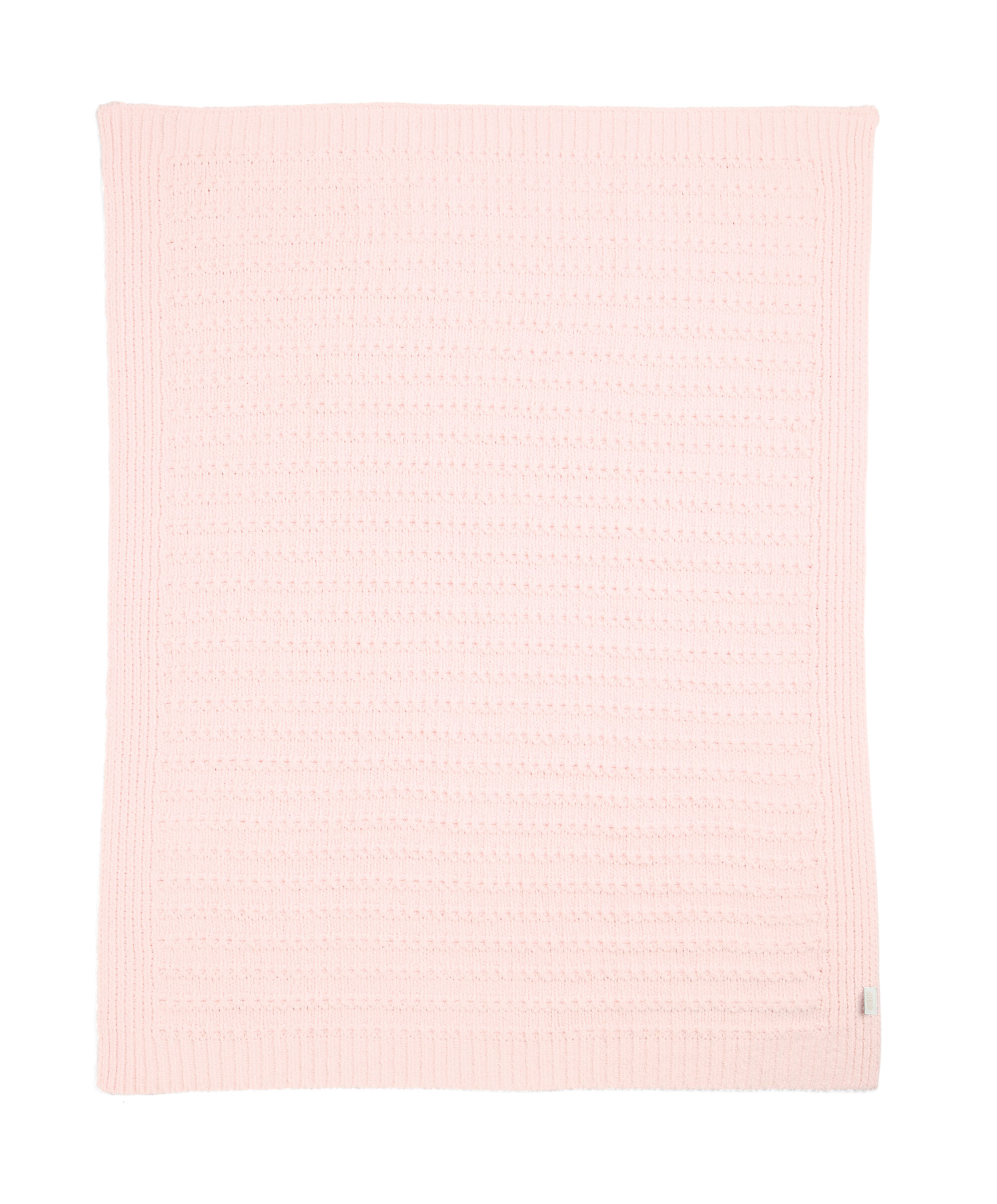Chenille Blanket - Pink Stripe image number 5