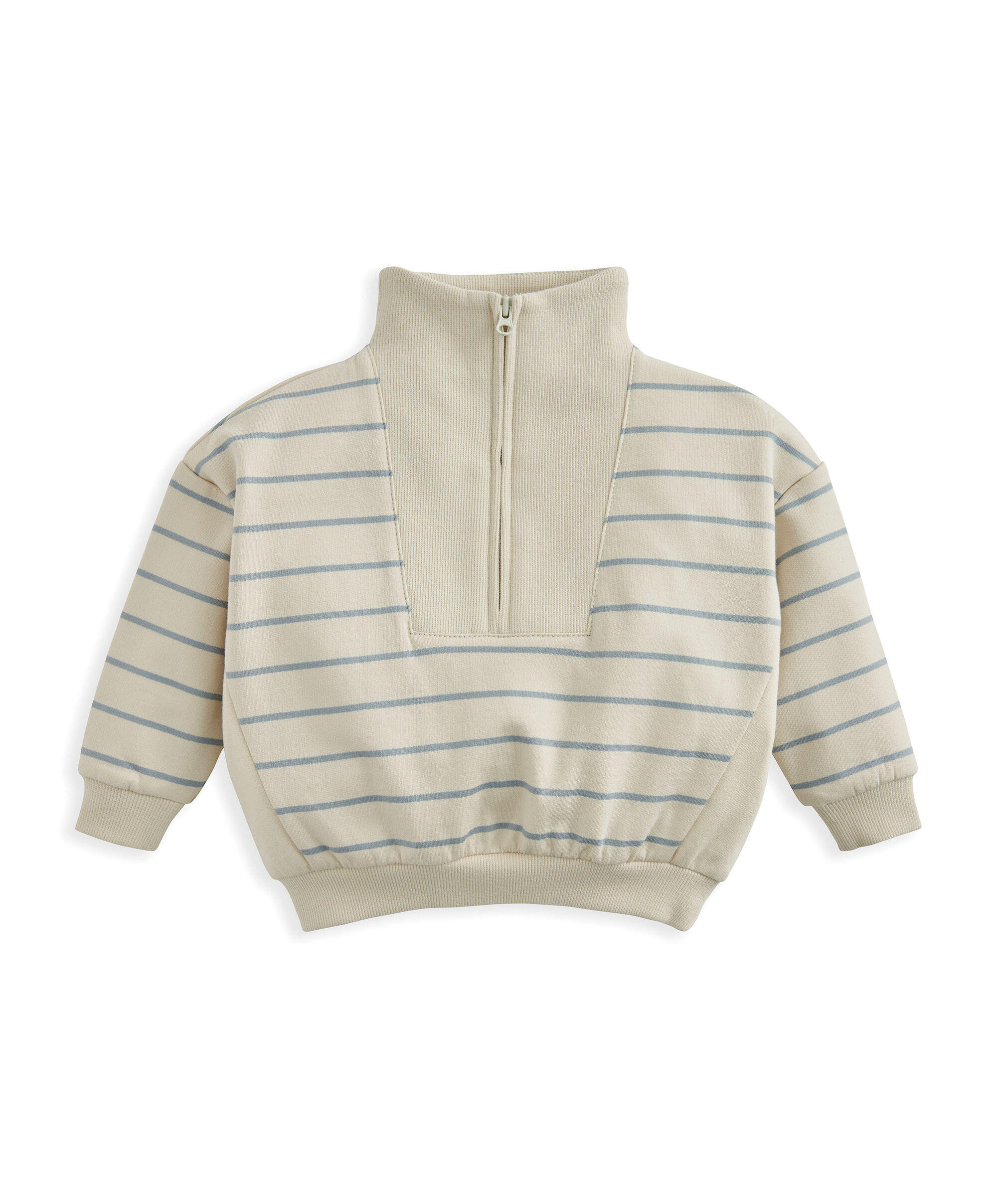 Stripe Funnel Neck Jumper image number 2
