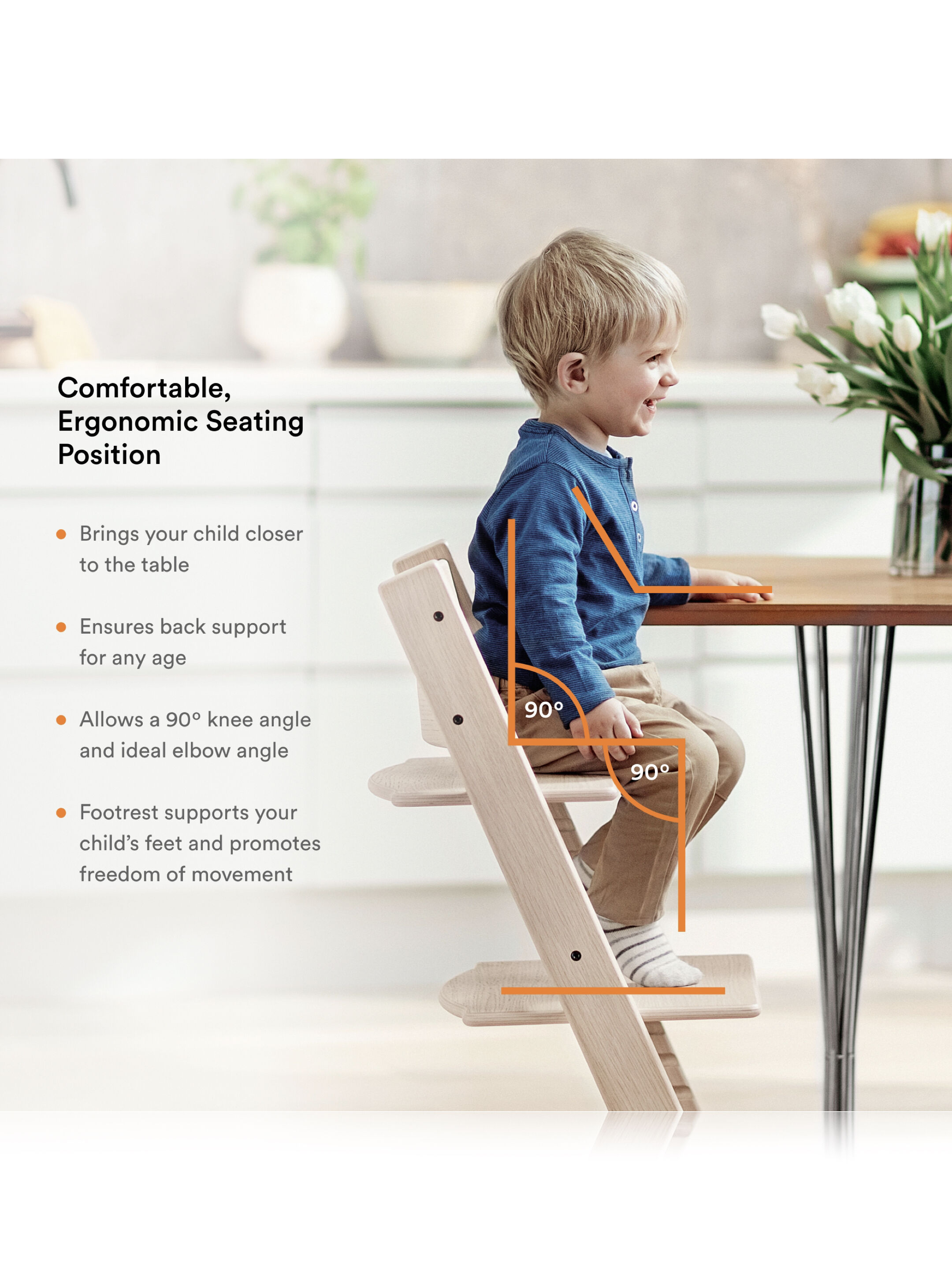 Stokke Tripp Trapp Chair with Baby Set - Fjord Blue image number 6