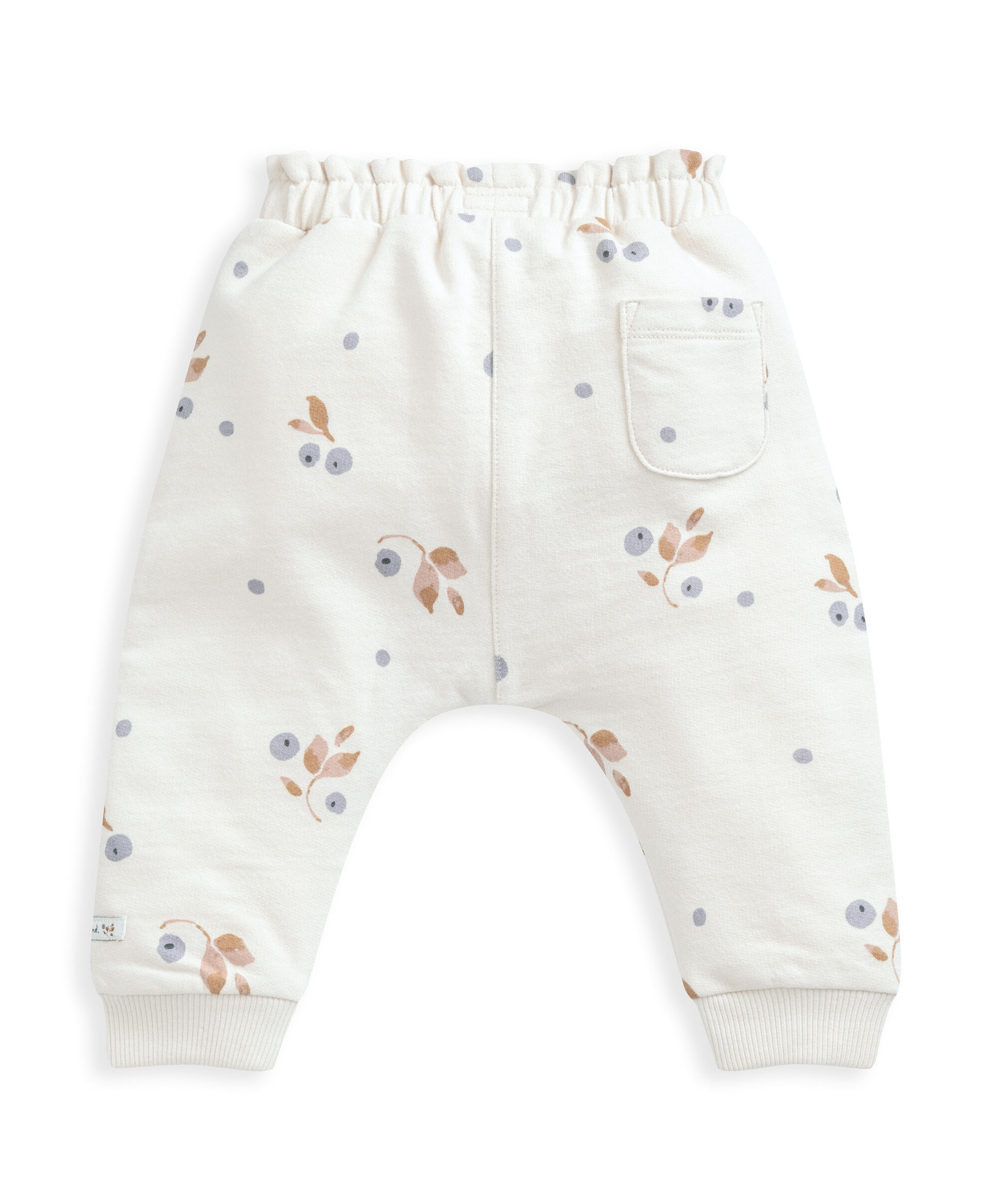 Berry Floral Print Joggers image number 3