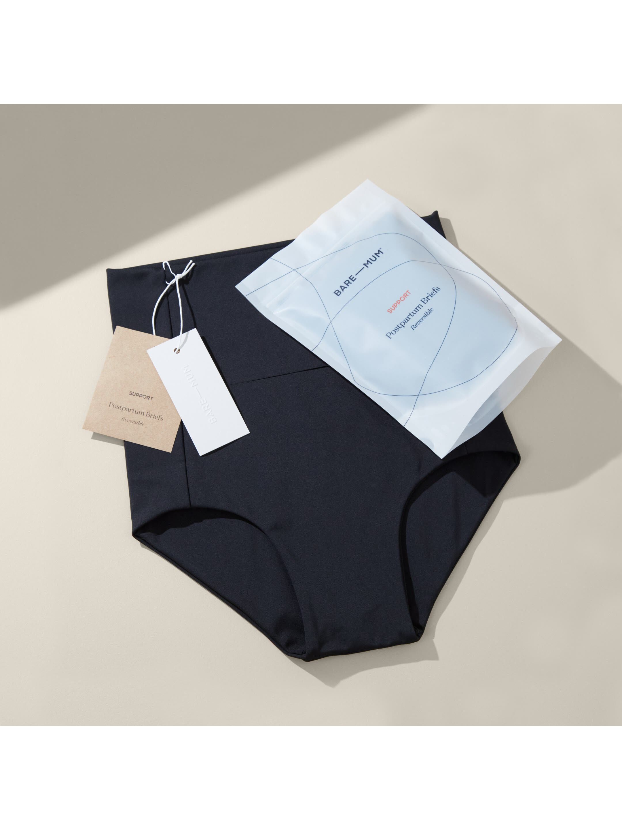 Bare Mum Postpartum Recovery Briefs with Insert Pocket - Medium image number 1