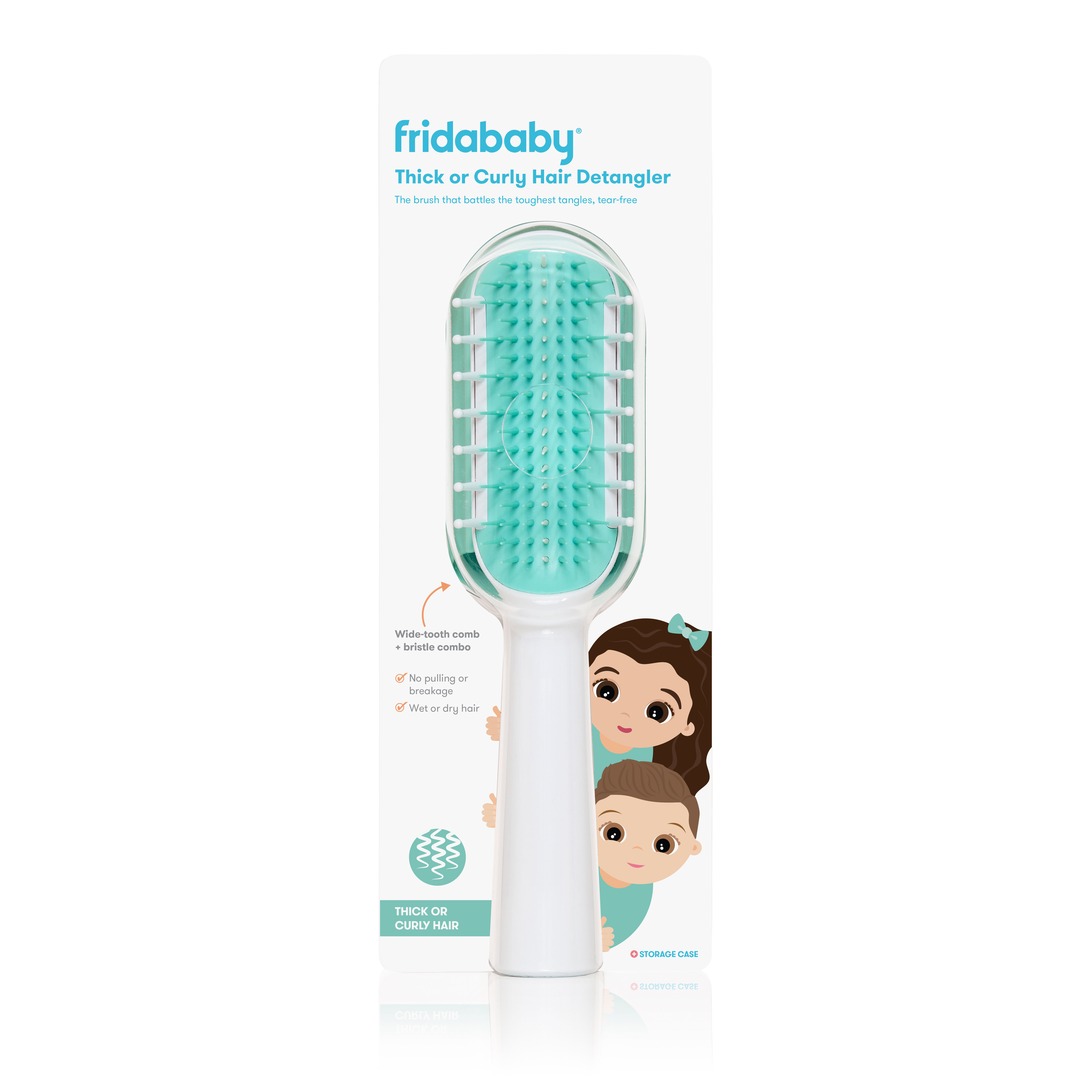 Frida Toddler Thick or Curly Hair Detangler image number 13