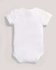 Bamboo Fabric Bodysuit White- New Born image number 2