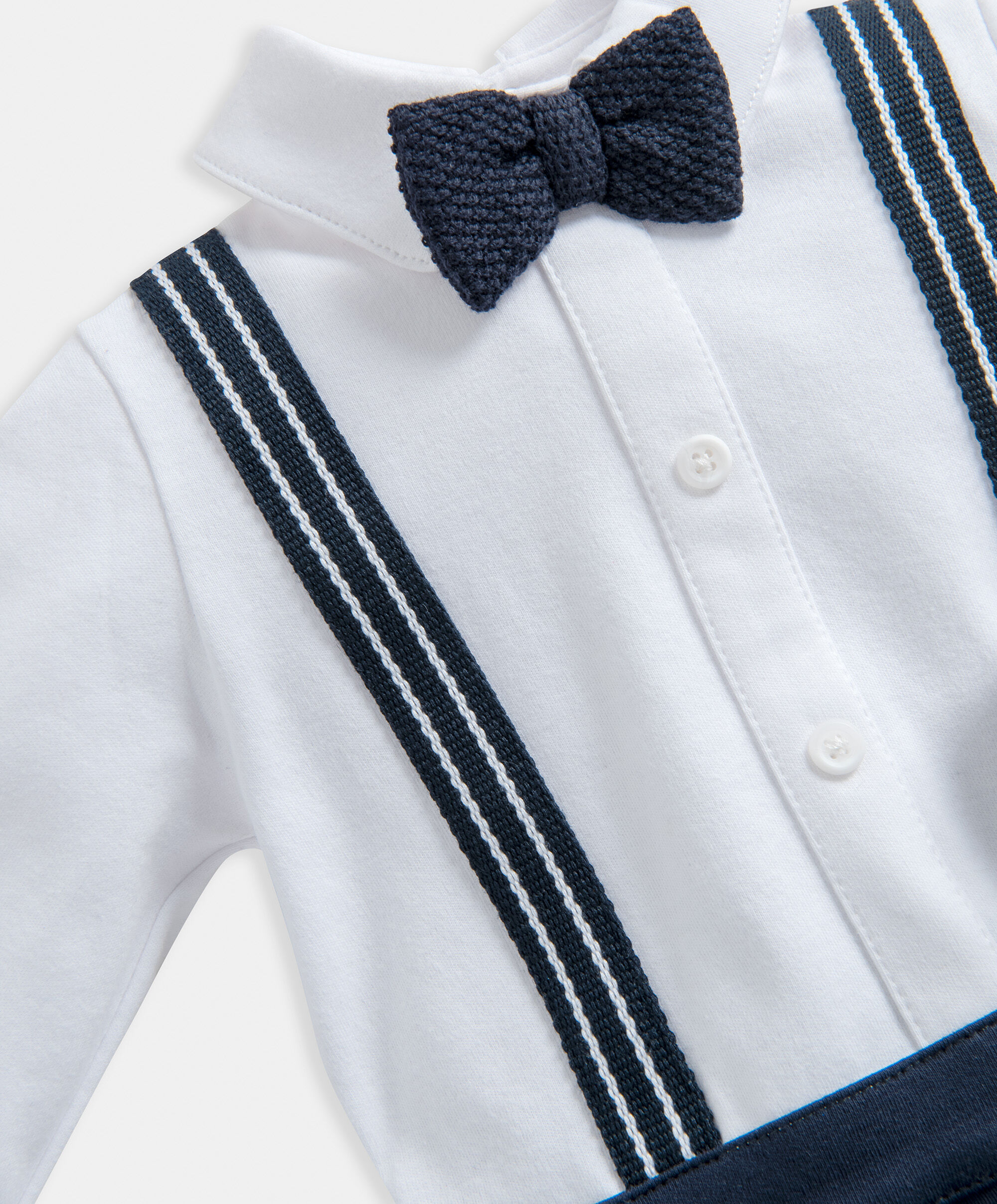 Navy Mock Brace All In One image number 3