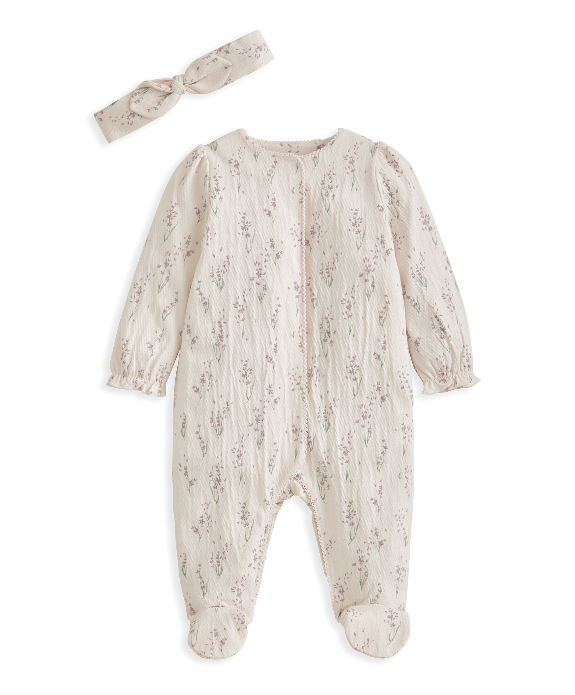 2 Piece Lavender All-In-One & Headband image number 2