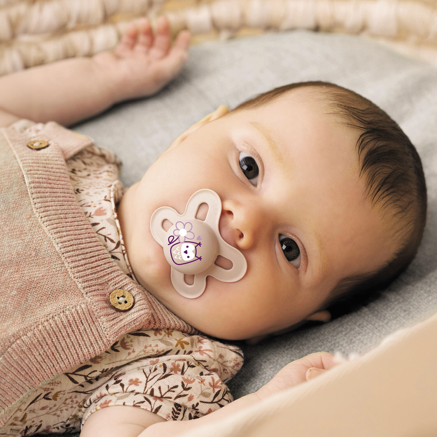 Mam Baby Original Silicone Pacifier - 2-6 M | Sealife Blue & Green  - Pack of 2 image number 7