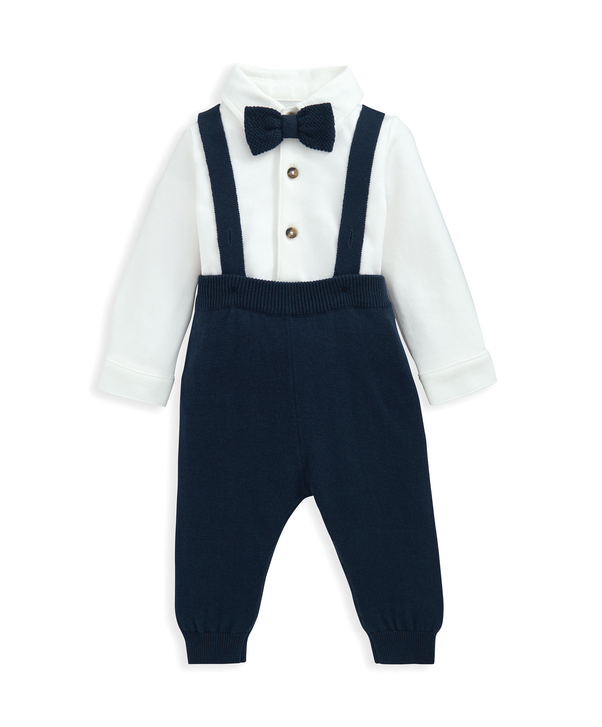 Bow Tie, Braces, Bodysuit & Trousers Outfit Set image number 5