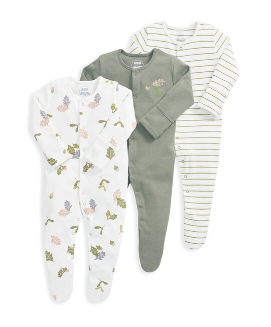 3 pack Into The Woods Sleepsuits image number 2