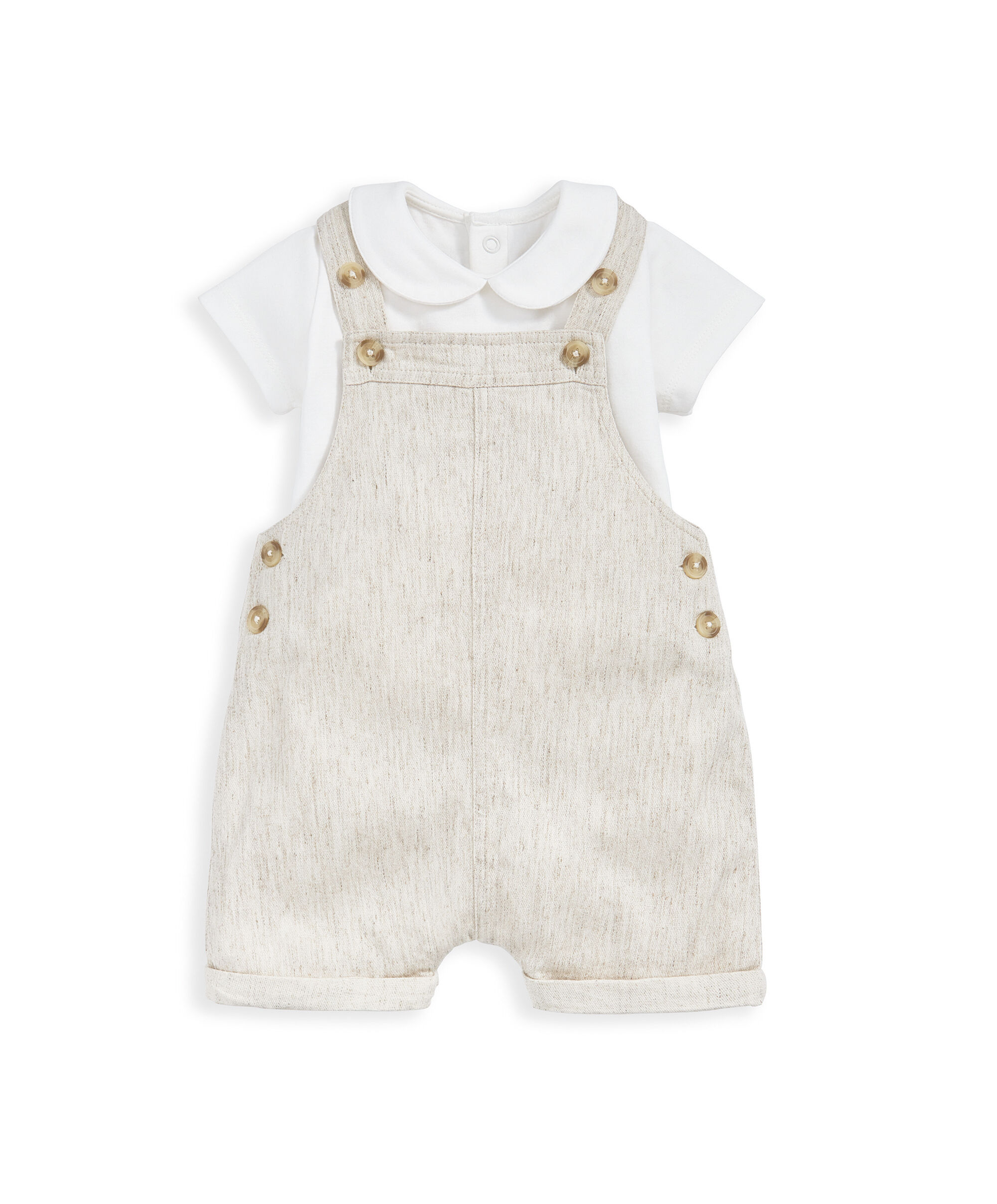 2 Piece Dungaree & Bodysuit Set image number 2