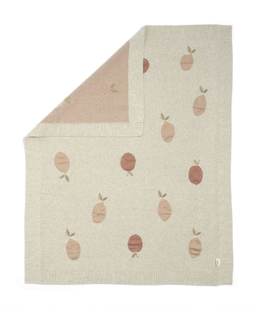 Welcome to the World Seedling Knitted Blanket - Fruit image number 3