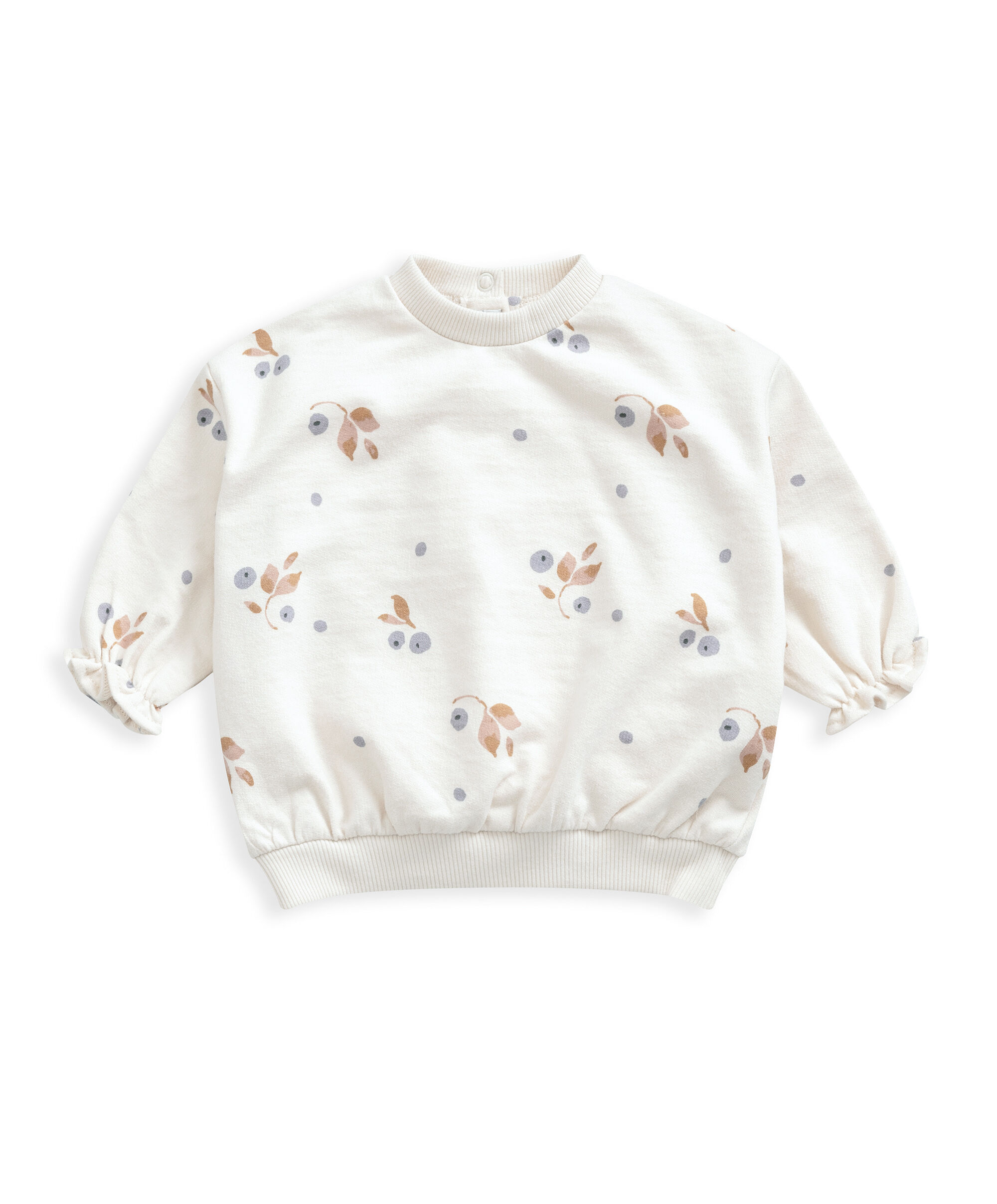 Berry Floral Print Sweatshirt image number 2