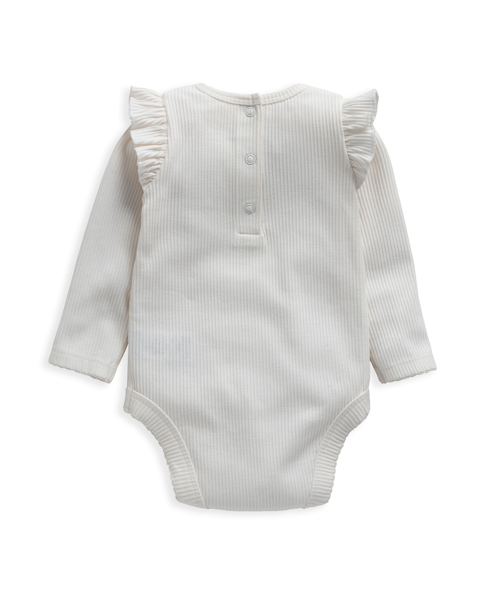 Off White Frill Bodysuit image number 2