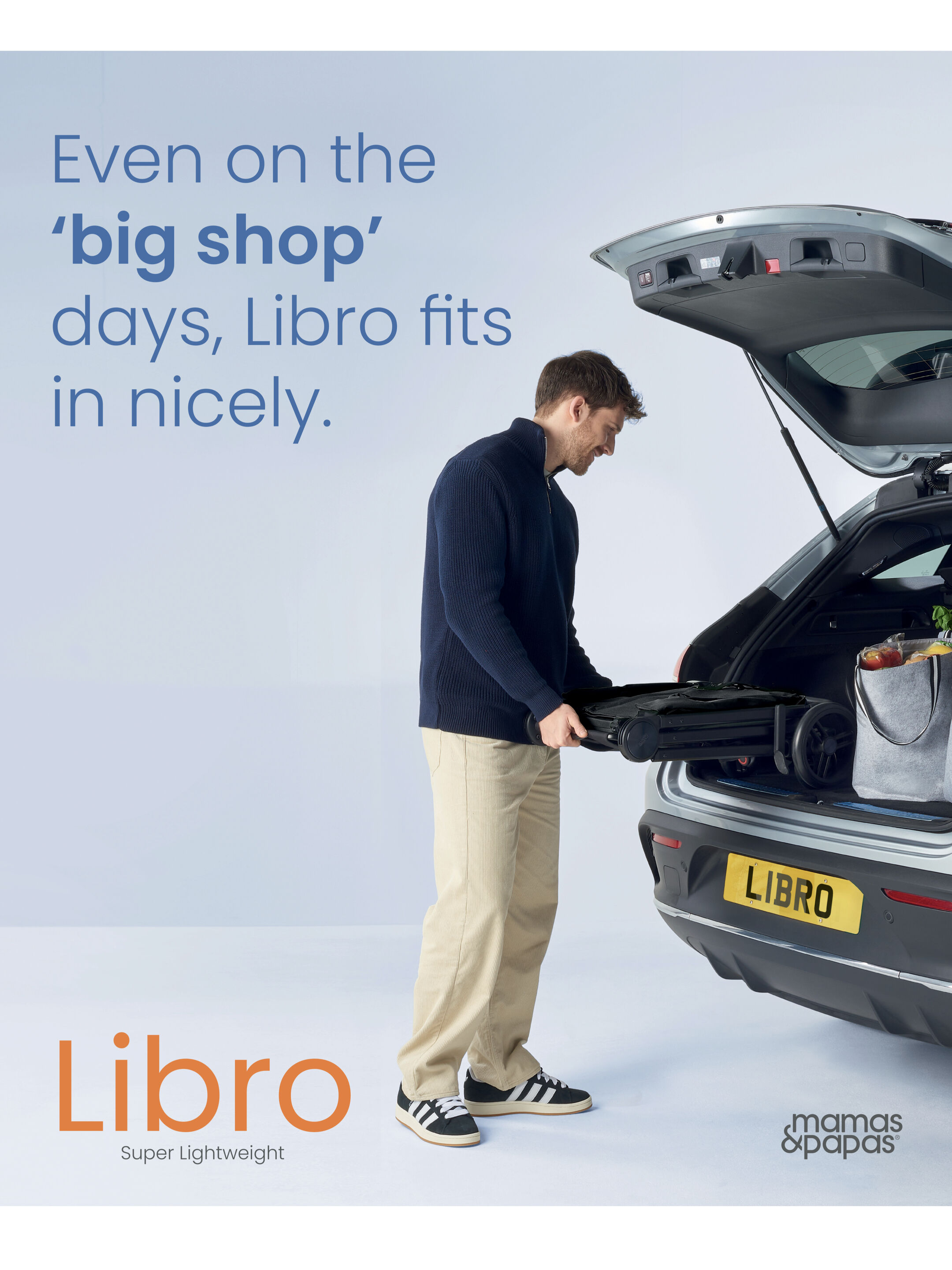 Libro Lightweight Stroller - Liquorice image number 2