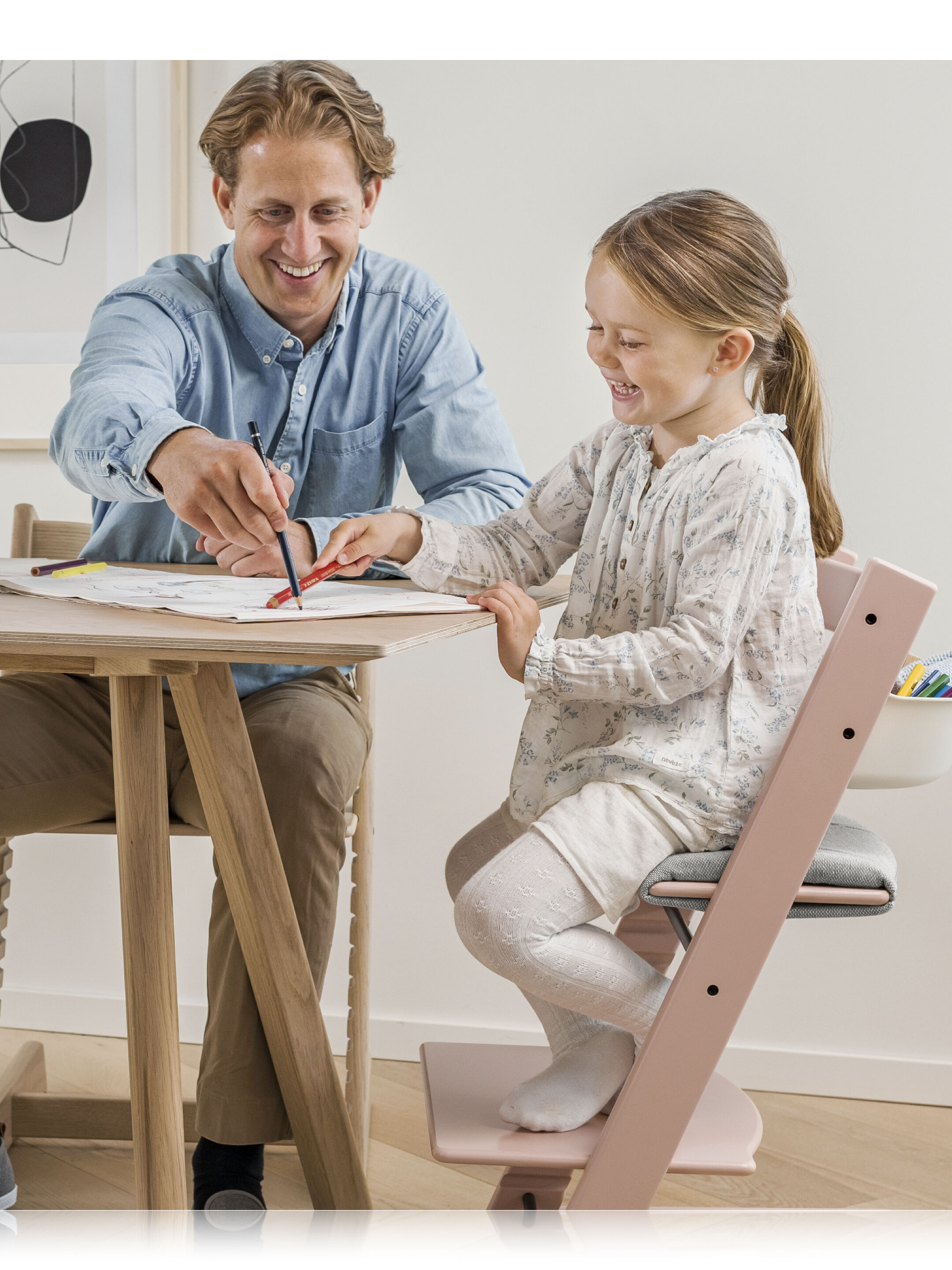 Stokke Tripp Trapp Chair - Serene Pink image number 6