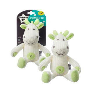 Tommee Tippee Breathable Toy, Jiggy The Giraffe- Green