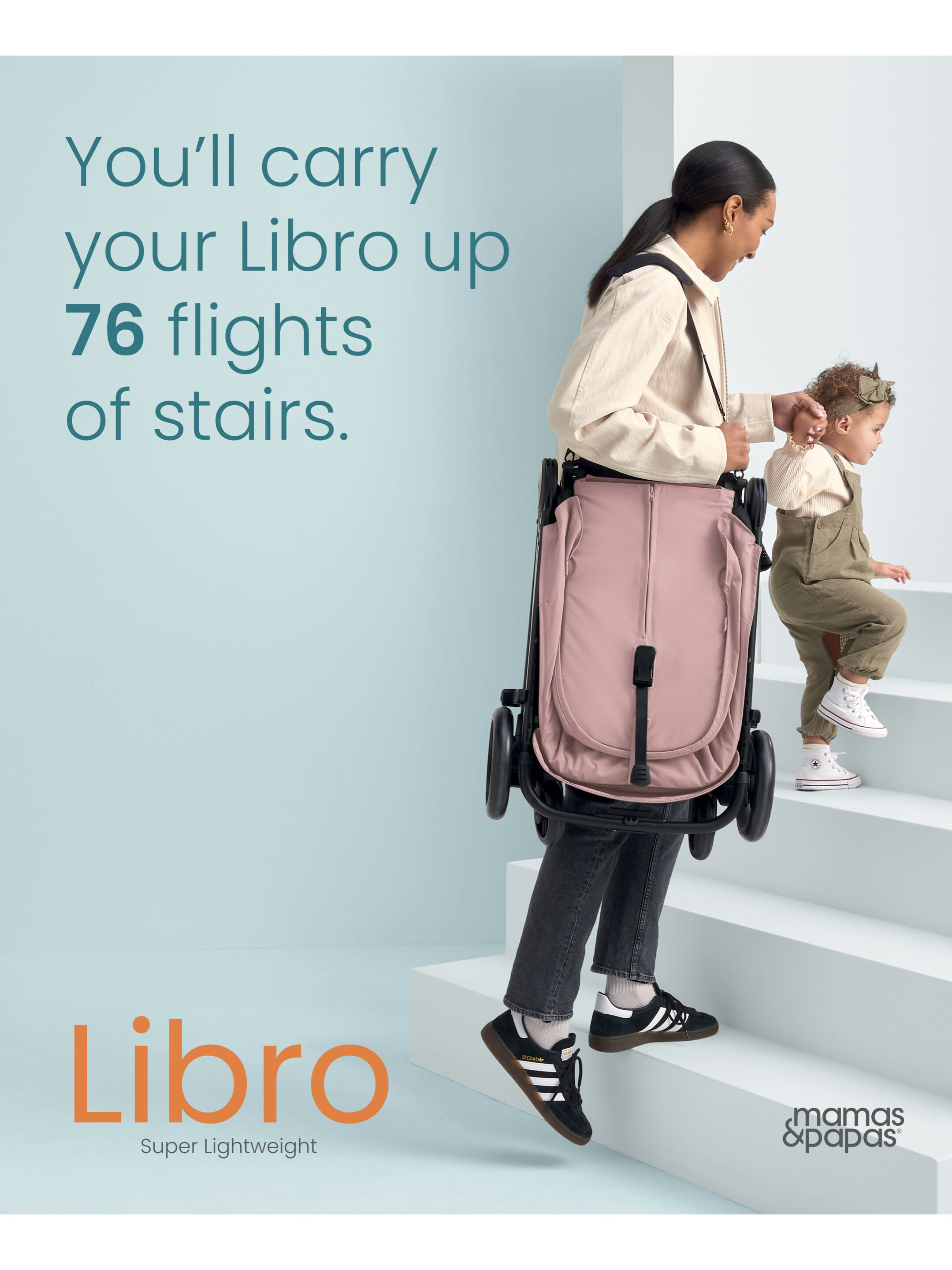 Libro Lightweight Stroller - Peony image number 3