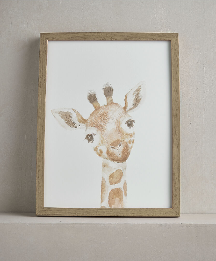 Hanging Wall Art - Giraffe Print image number 1