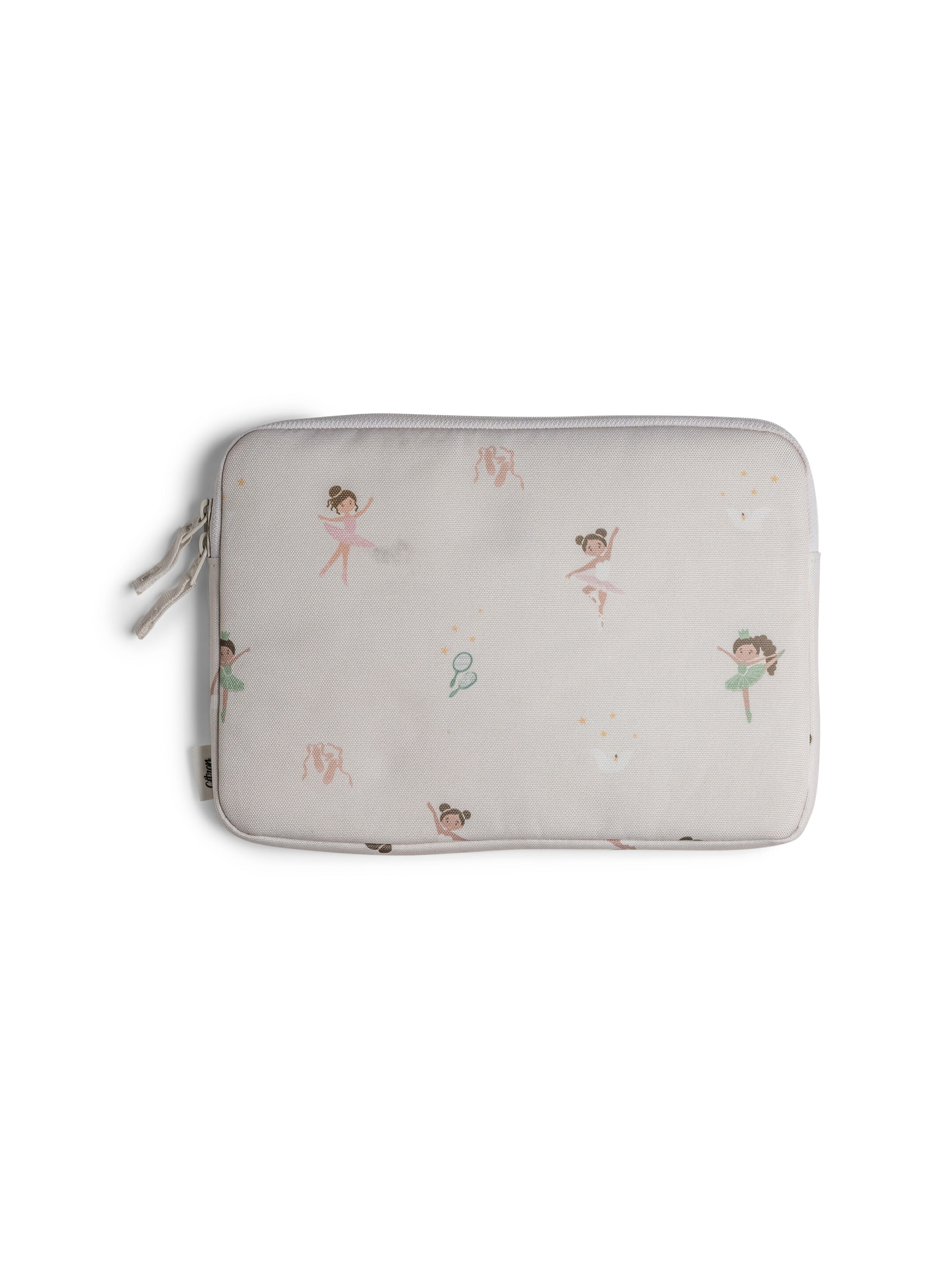 Citron Protective Ipad Sleeve with Zipper Ballerina