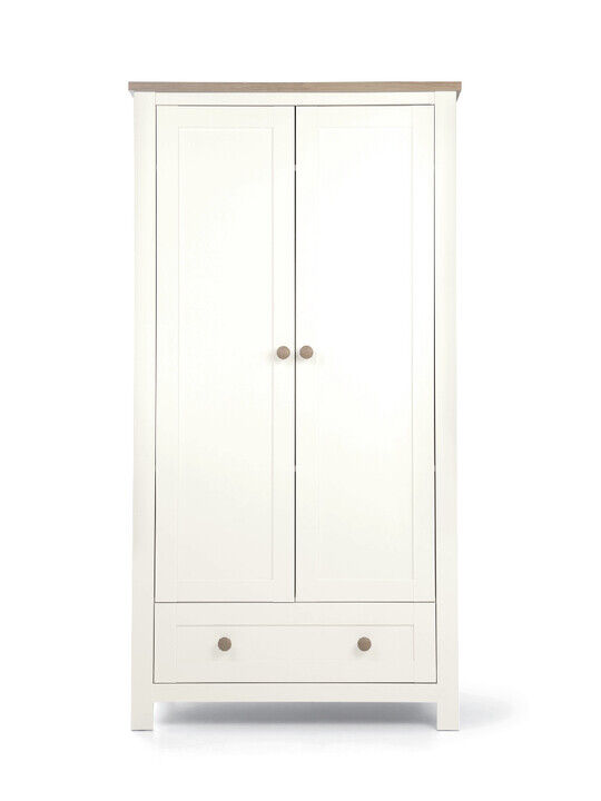 Keswick Nursery Wardrobe White Oak image number 1