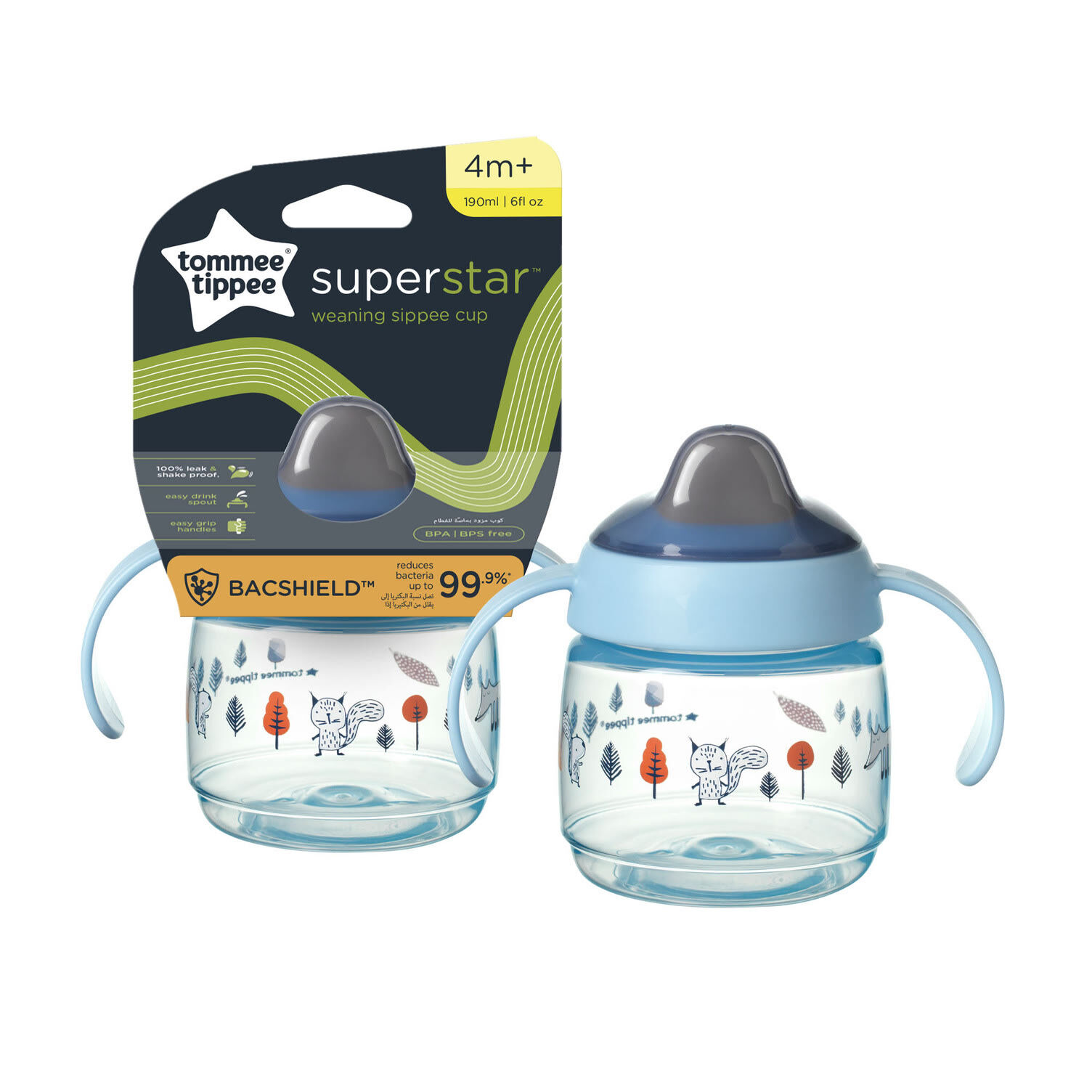 Tommee Tippee Superstar Sippee Weaning Cup, Babies Sippy Bottle, 190 ml A image number 1