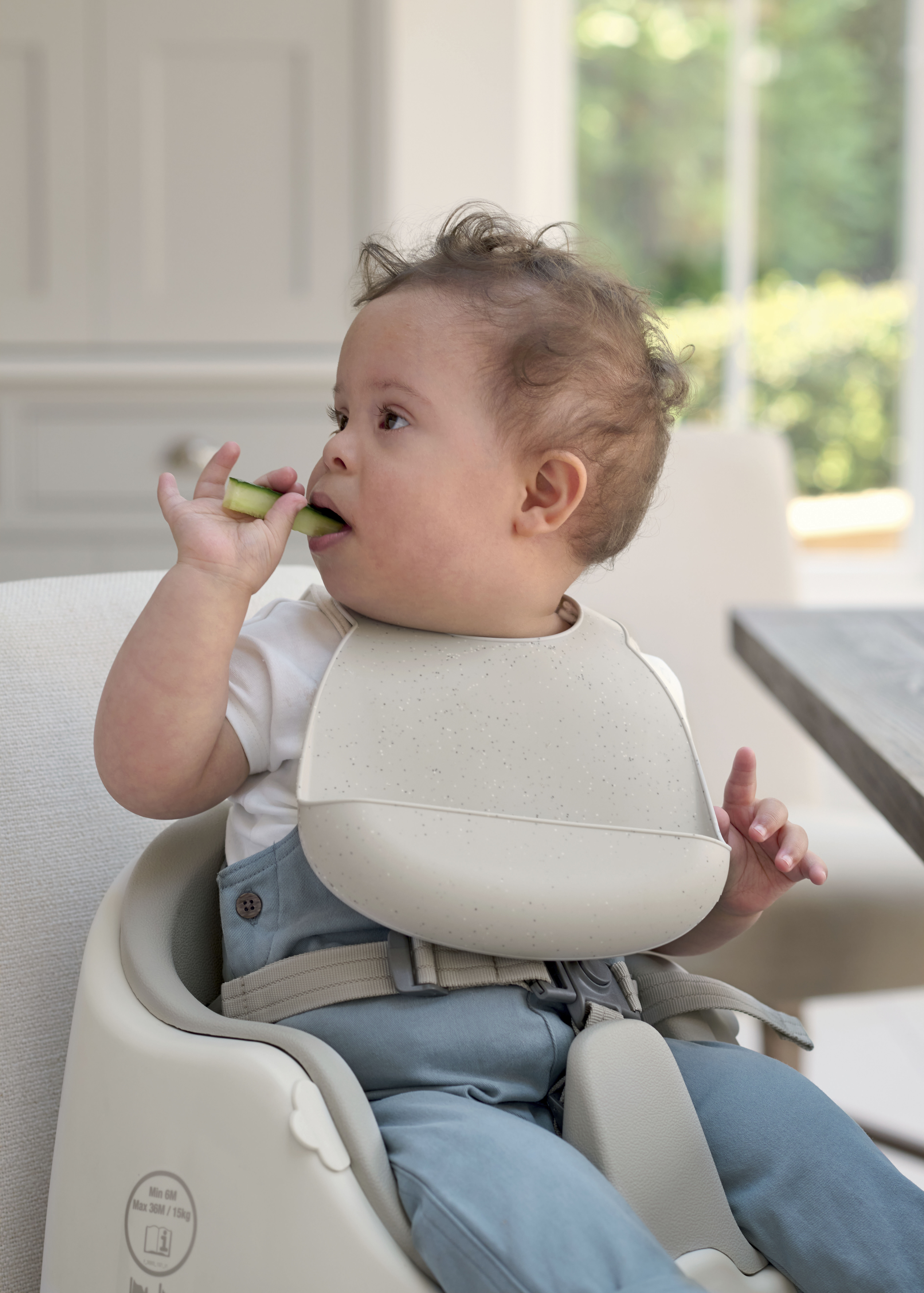 Silicone Bibs (Pack of 2) Neutral Speckle