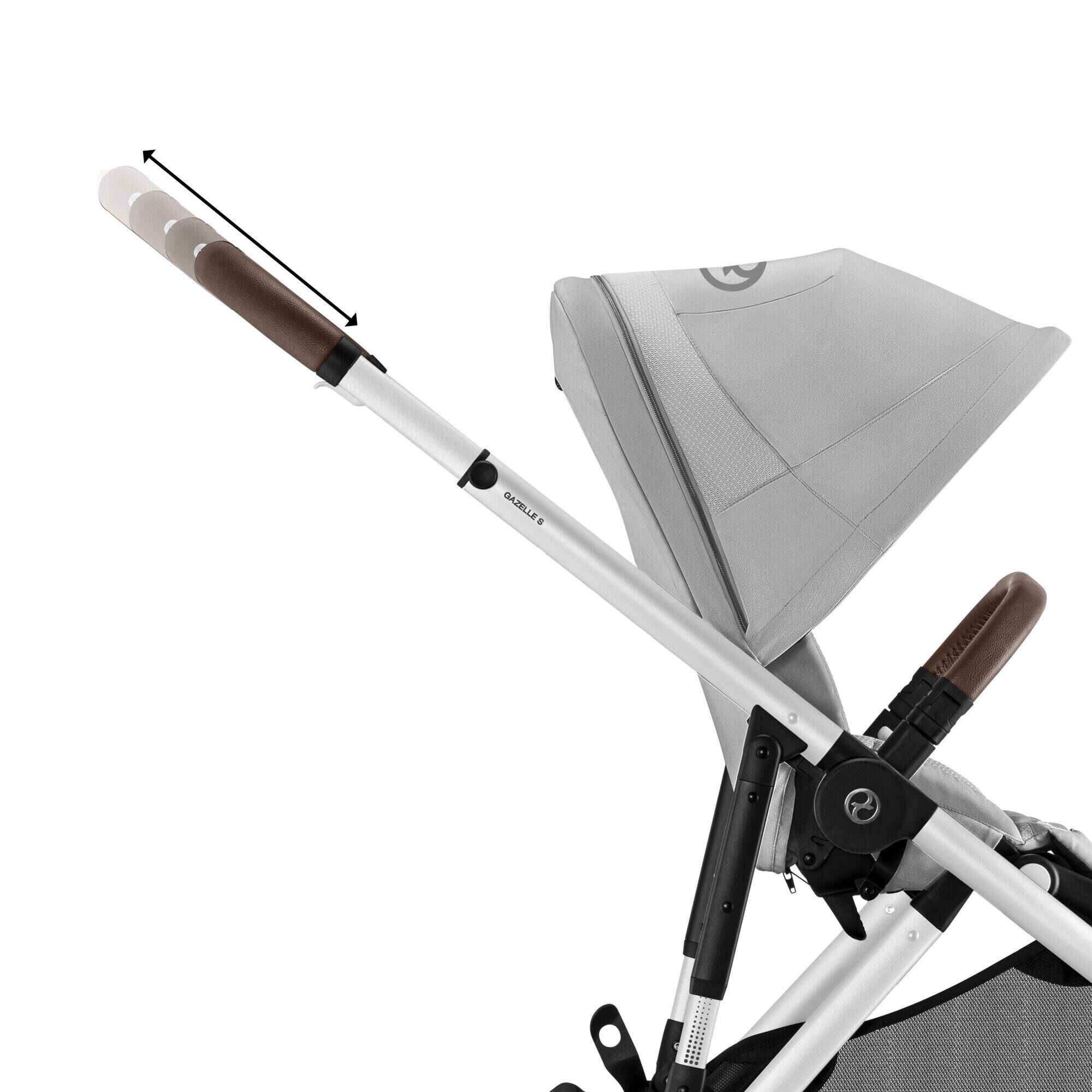 Cybex Gazelle S Lava Grey with Silver Frame image number 7