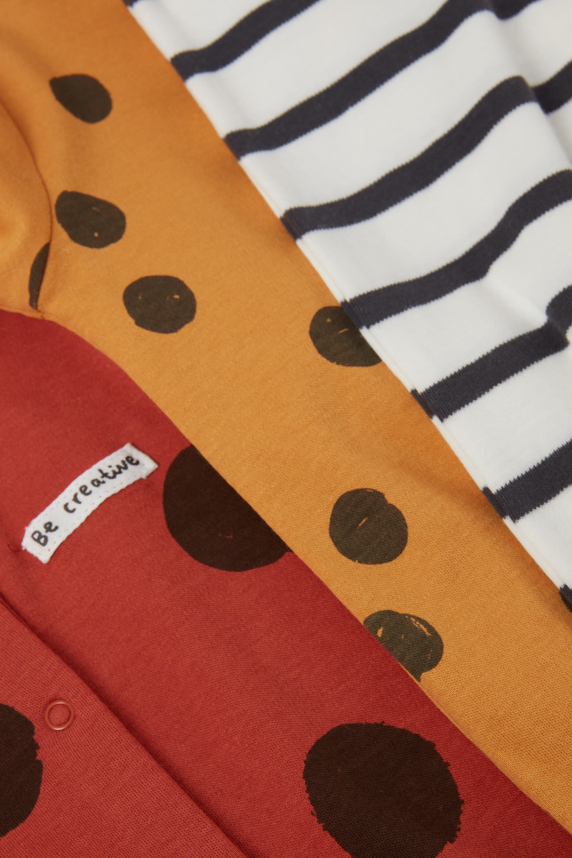 Large Spot Sleepsuits 3 Pack image number 3
