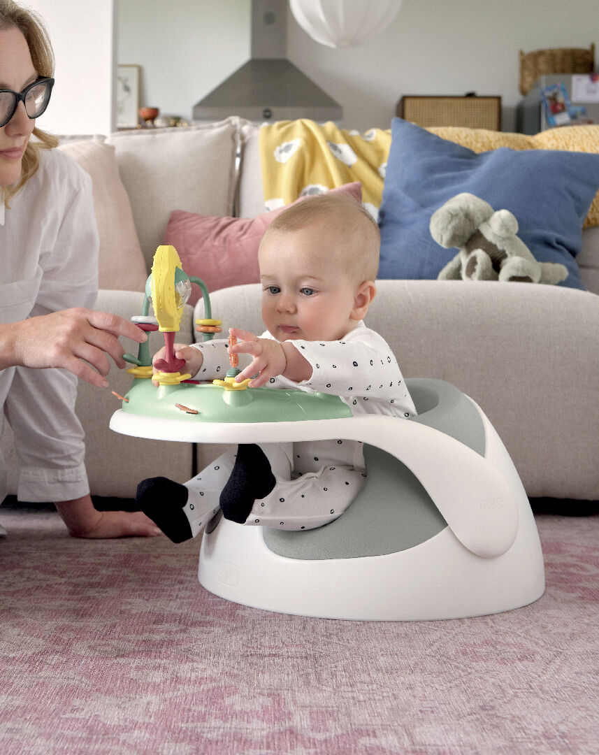 Baby Snug & Activity Tray - Pebble image number 1