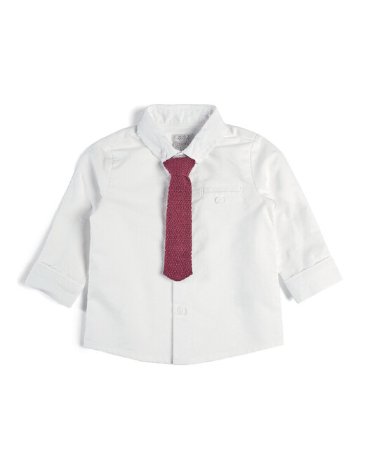 Oxford Shirt with Tie image number 1